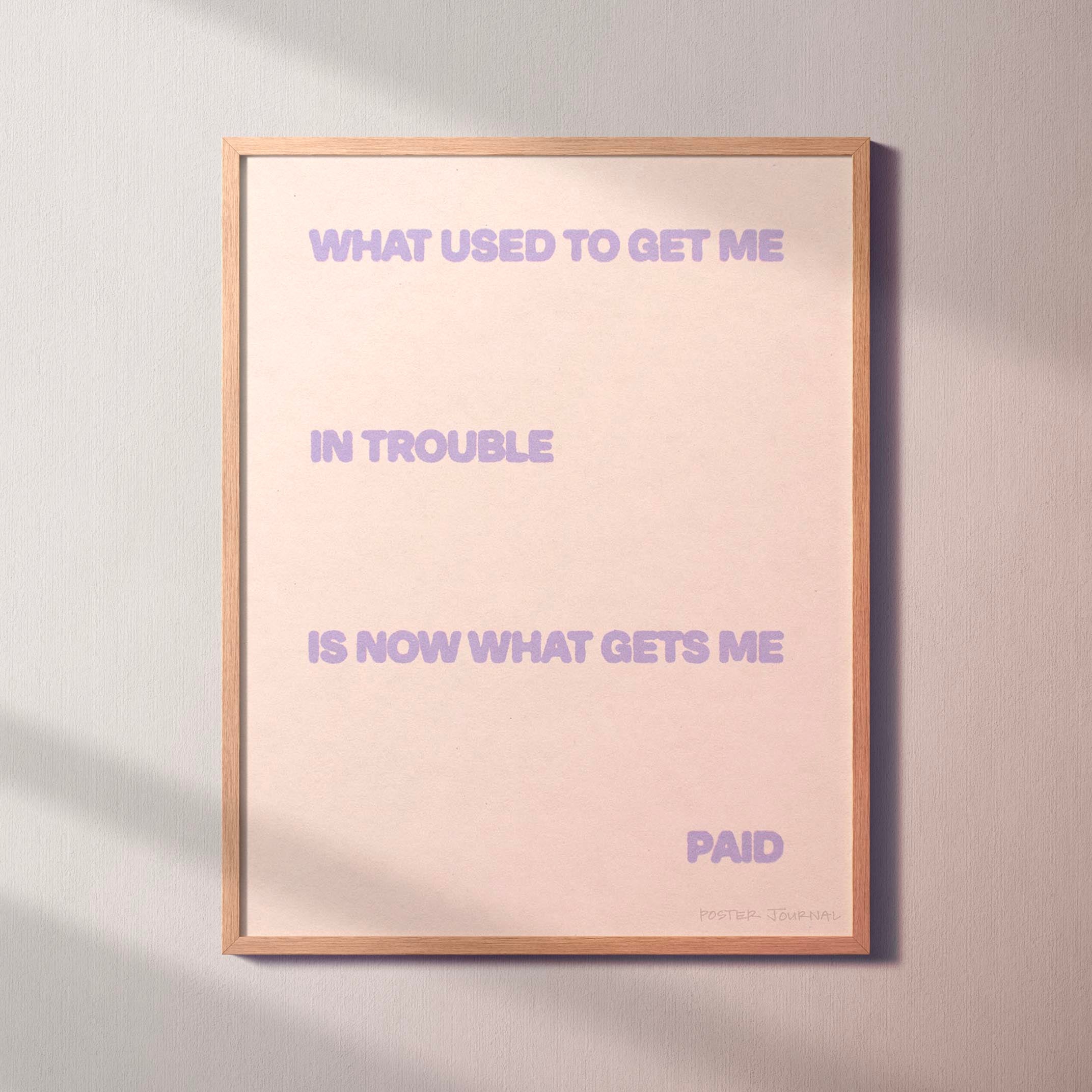 TROUBLE PRINT