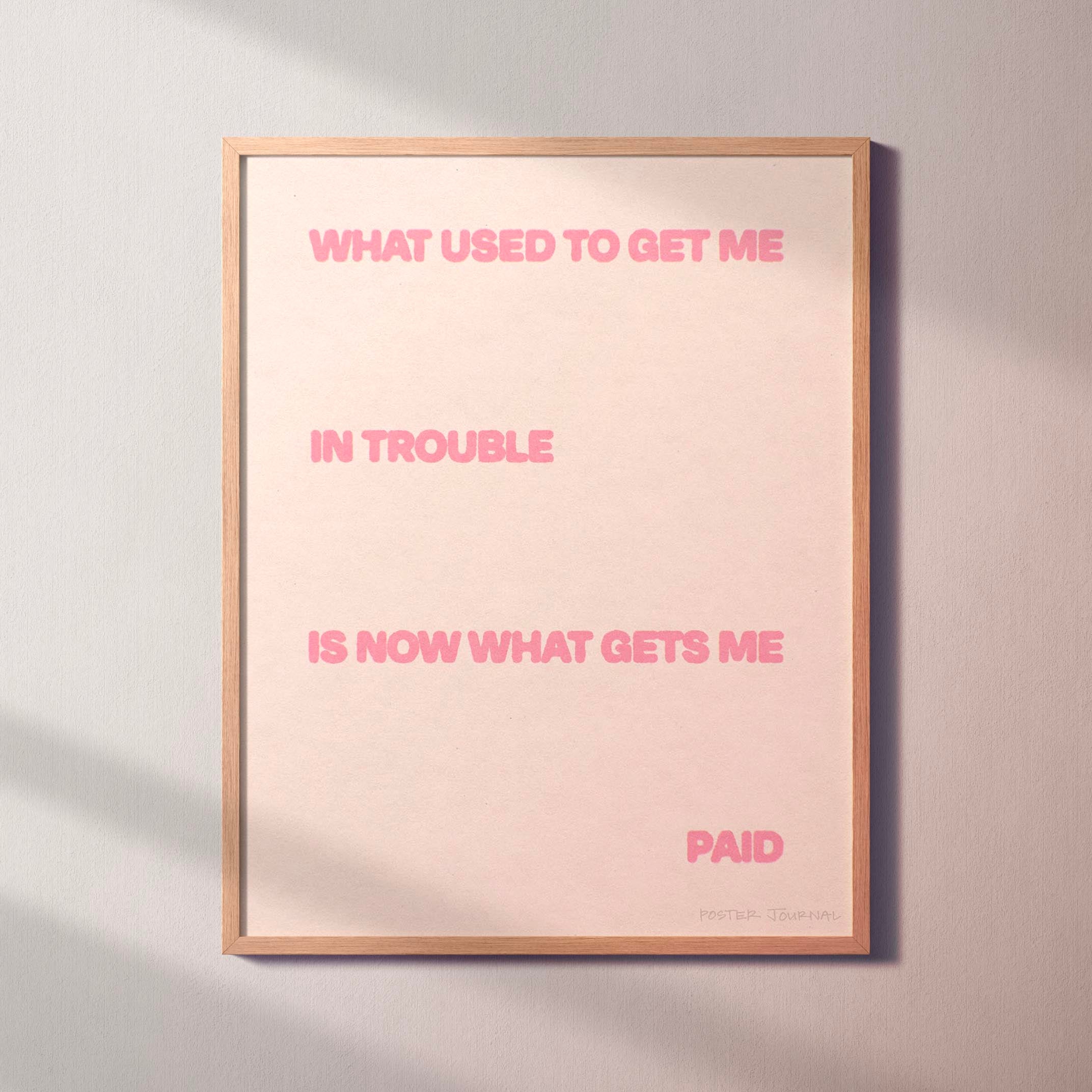 TROUBLE PRINT