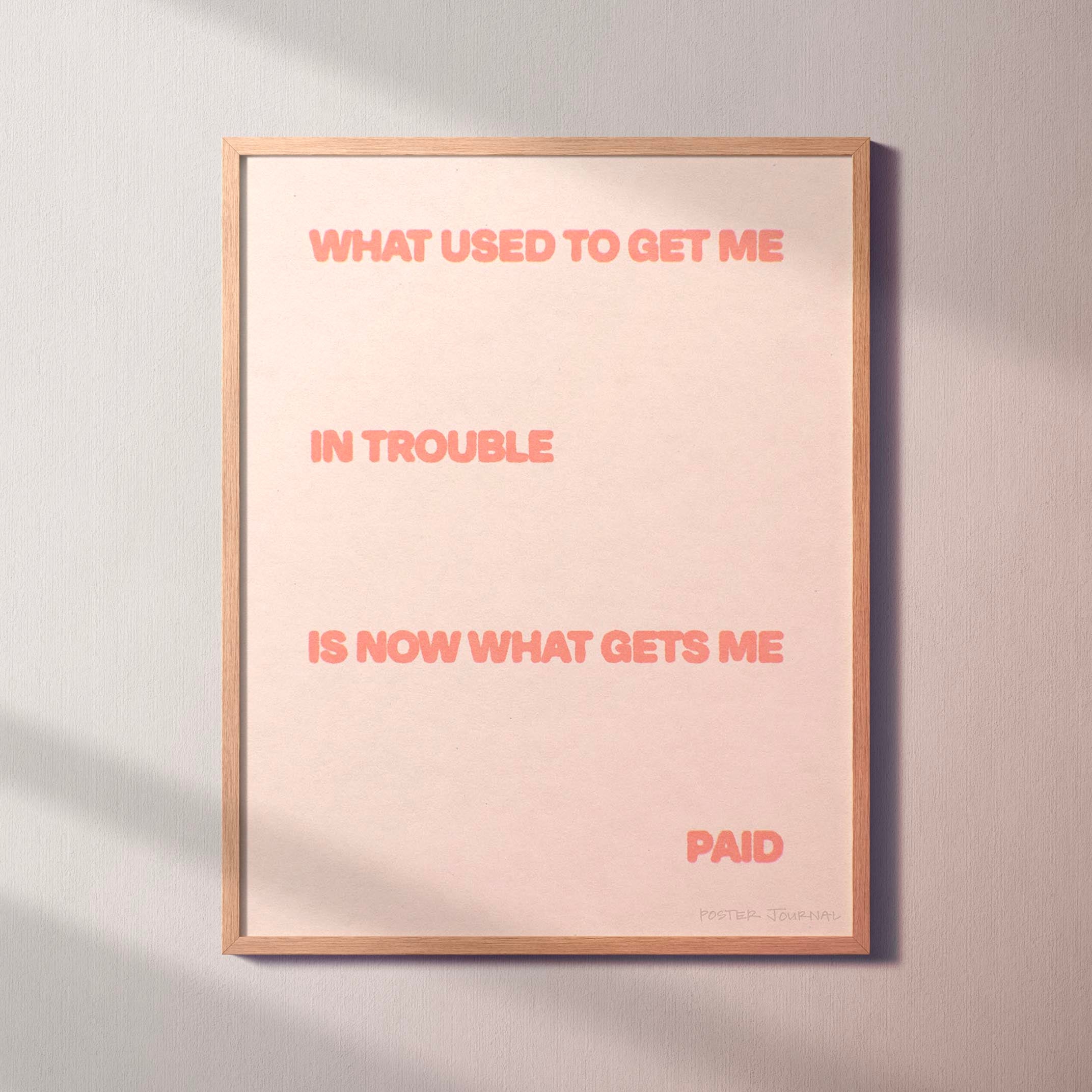 TROUBLE PRINT