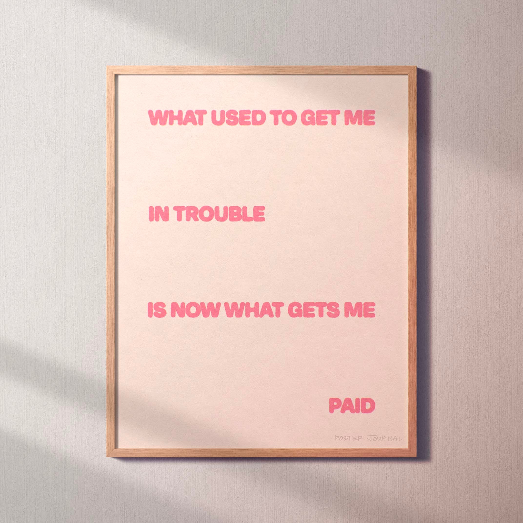 TROUBLE PRINT
