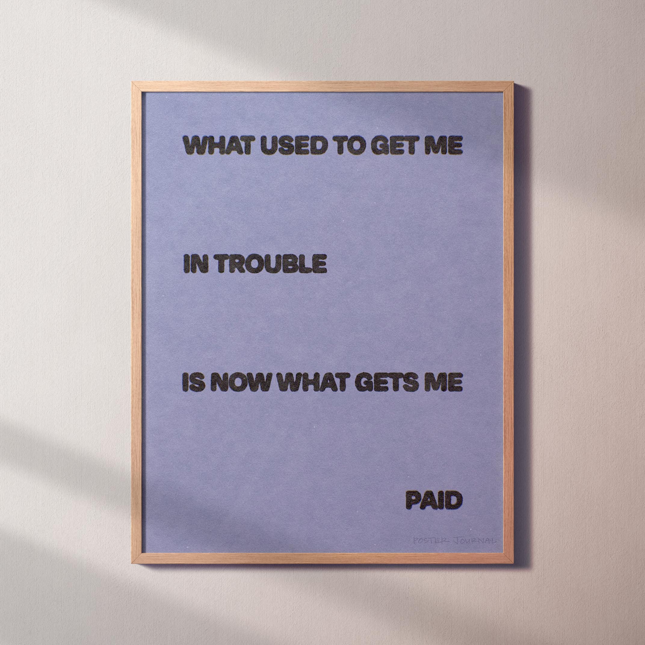 TROUBLE PRINT