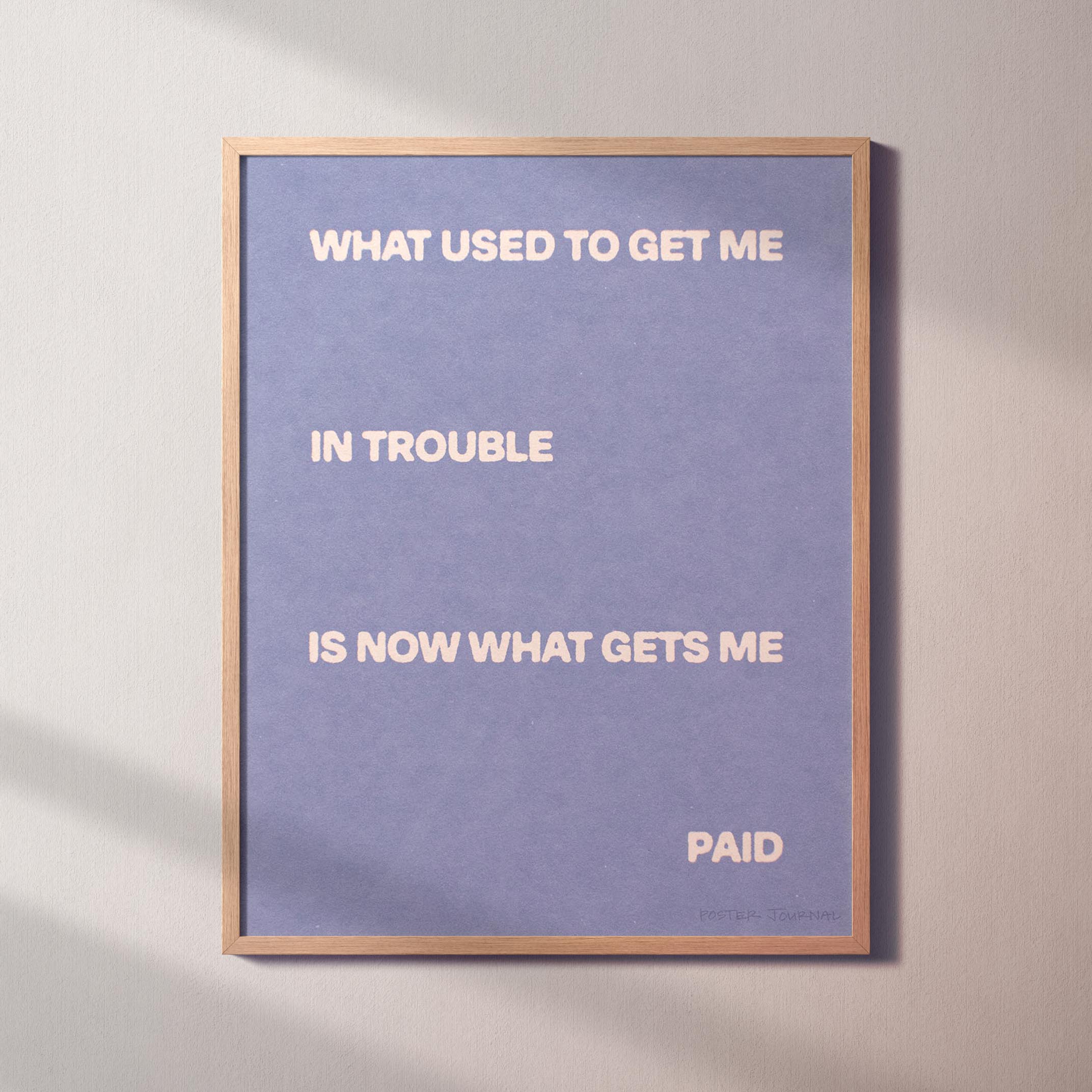 TROUBLE PRINT