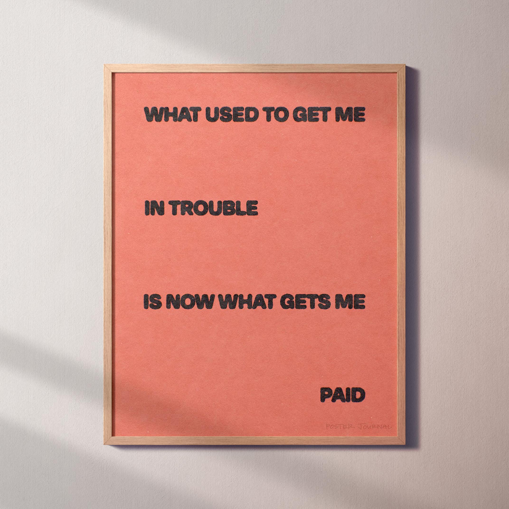 TROUBLE PRINT