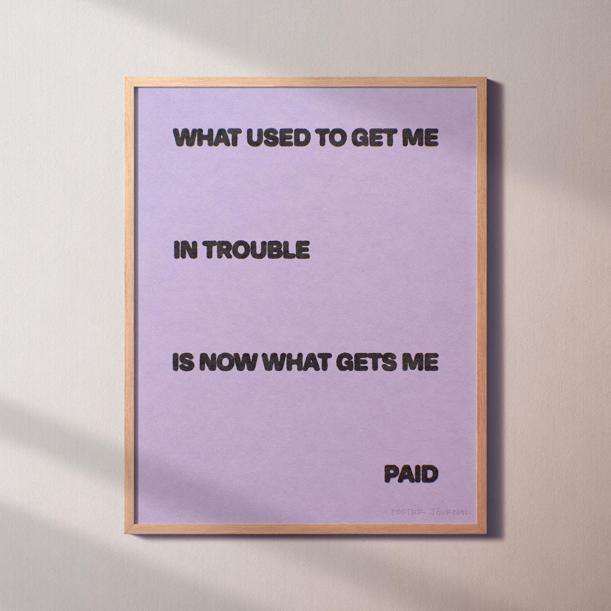 TROUBLE PRINT