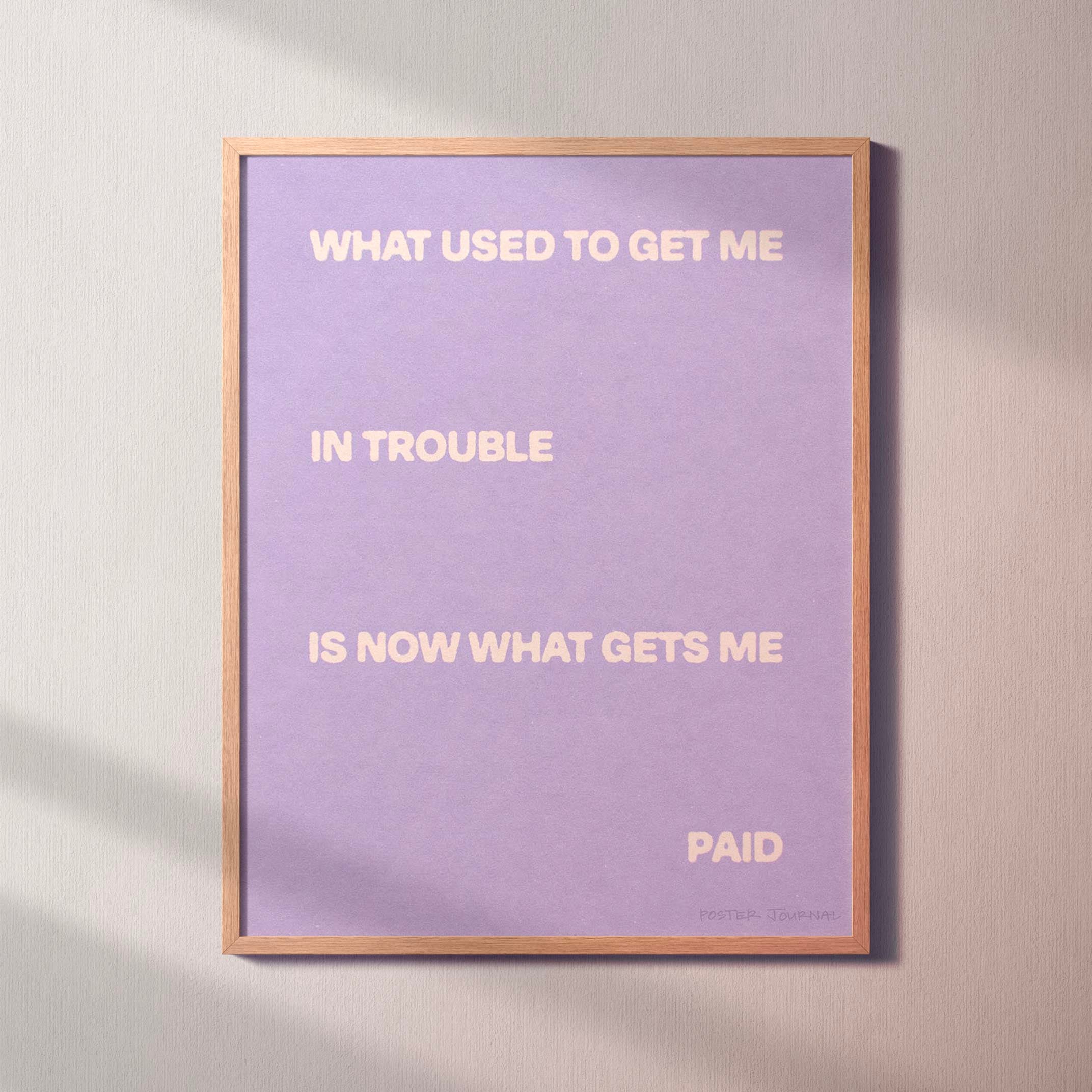 TROUBLE PRINT