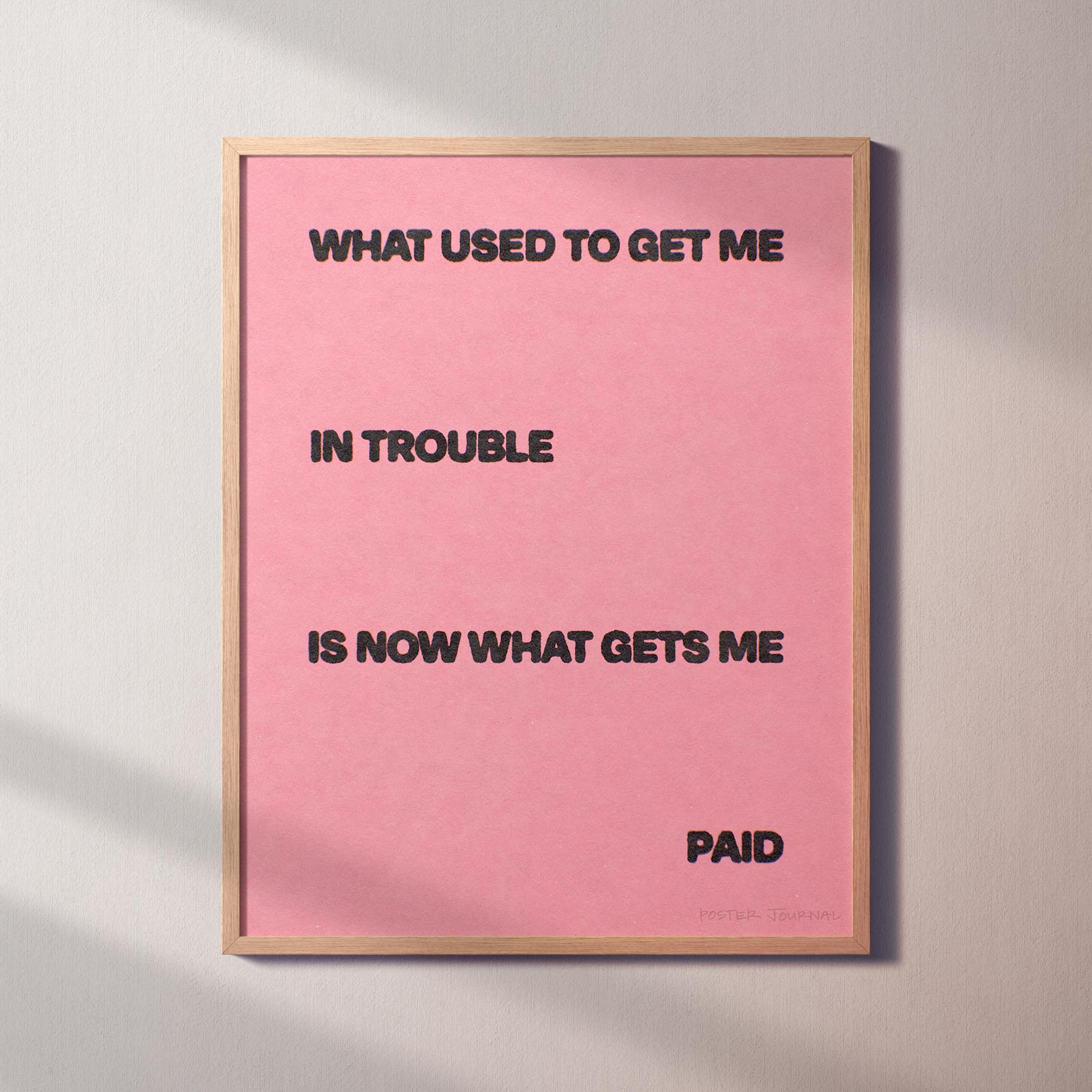 TROUBLE PRINT