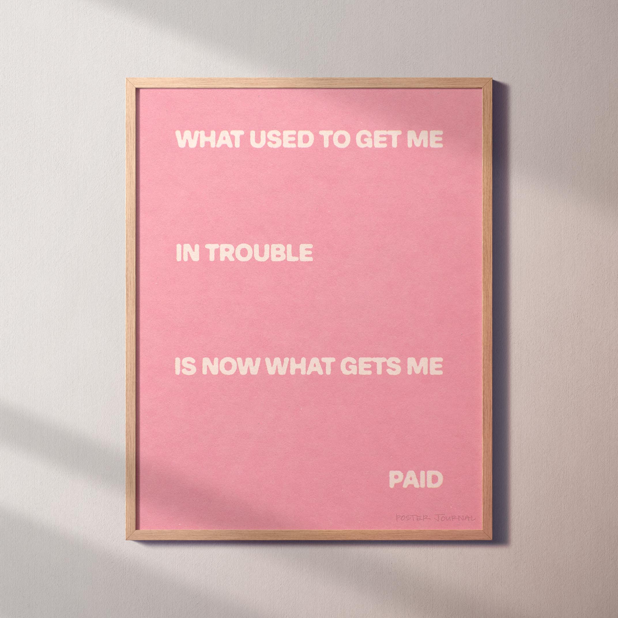 TROUBLE PRINT