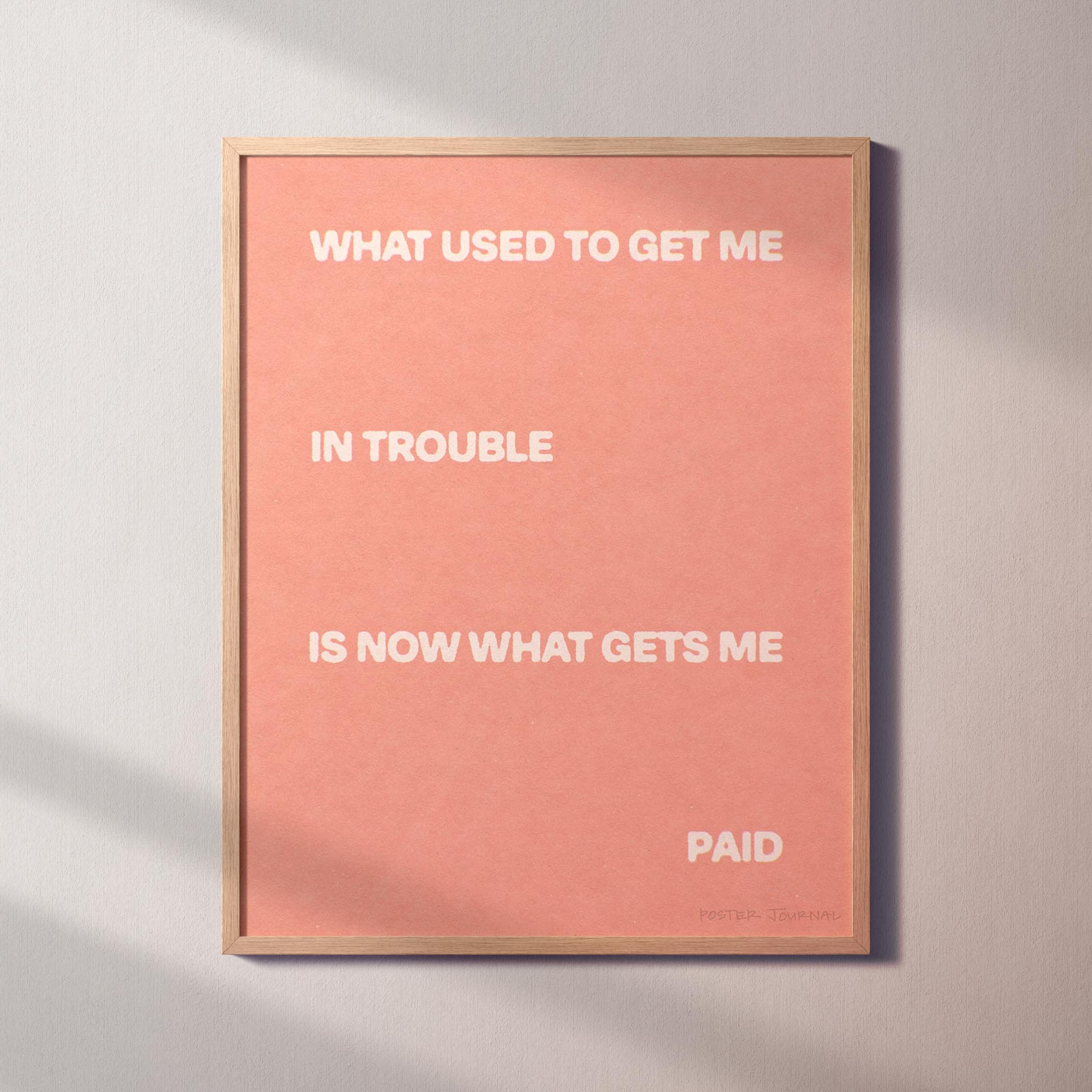 TROUBLE PRINT