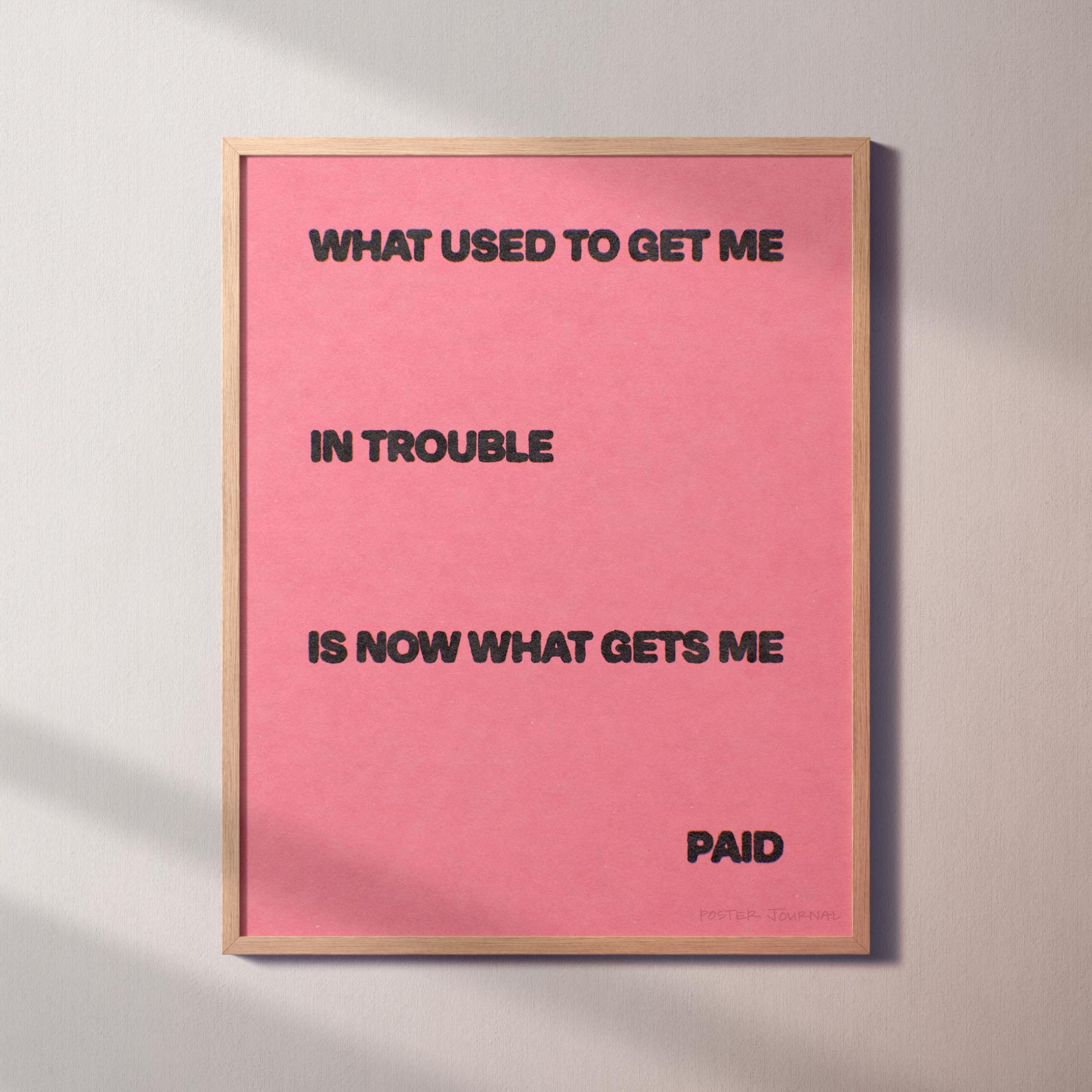 TROUBLE PRINT