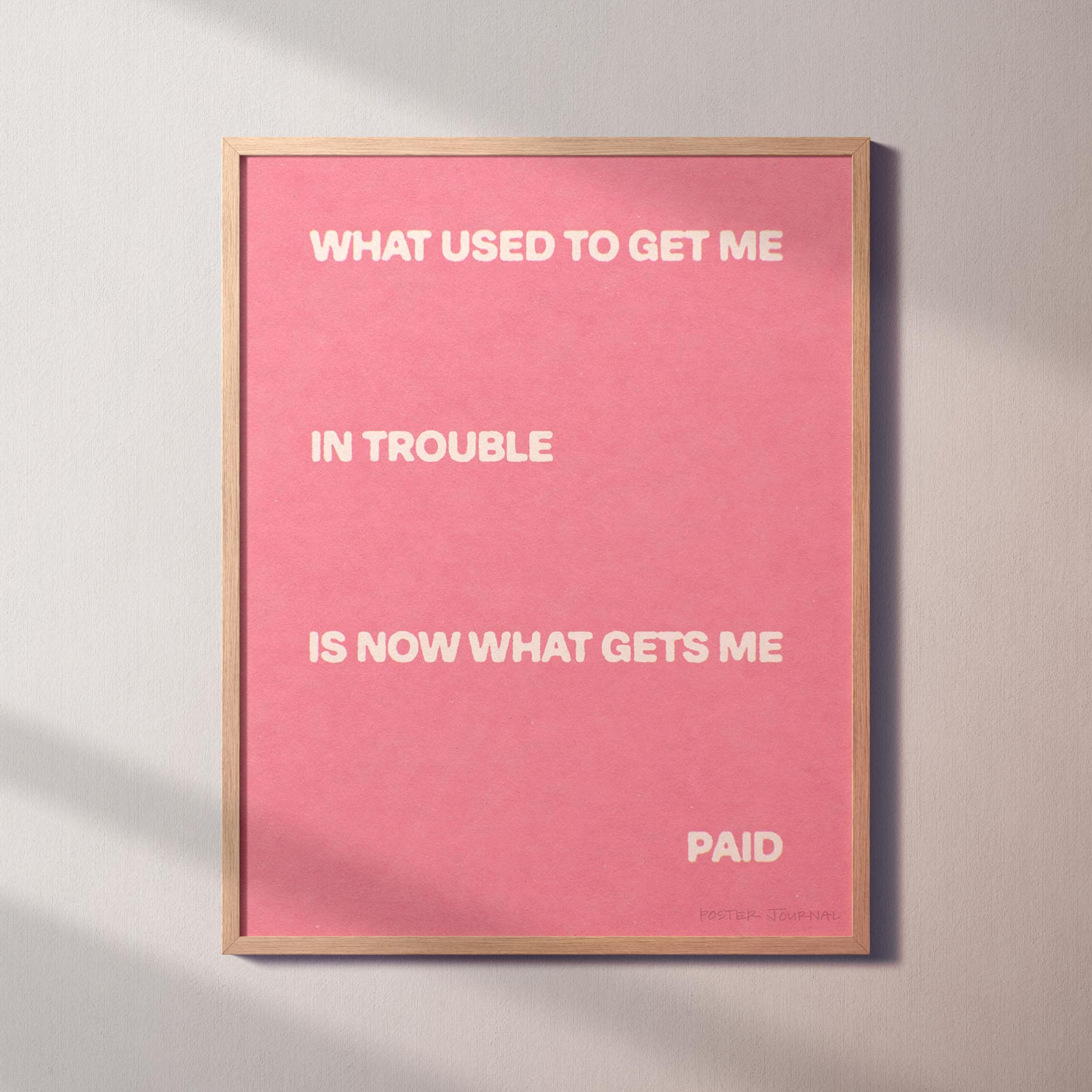 TROUBLE PRINT
