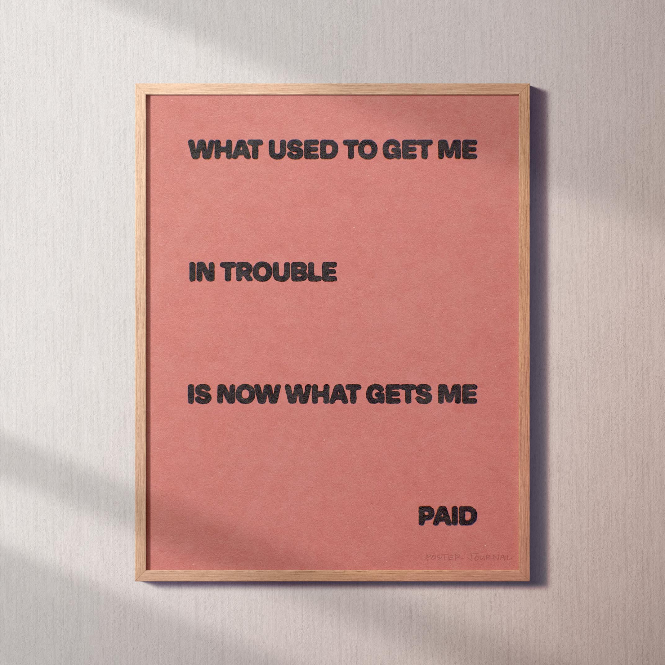TROUBLE PRINT