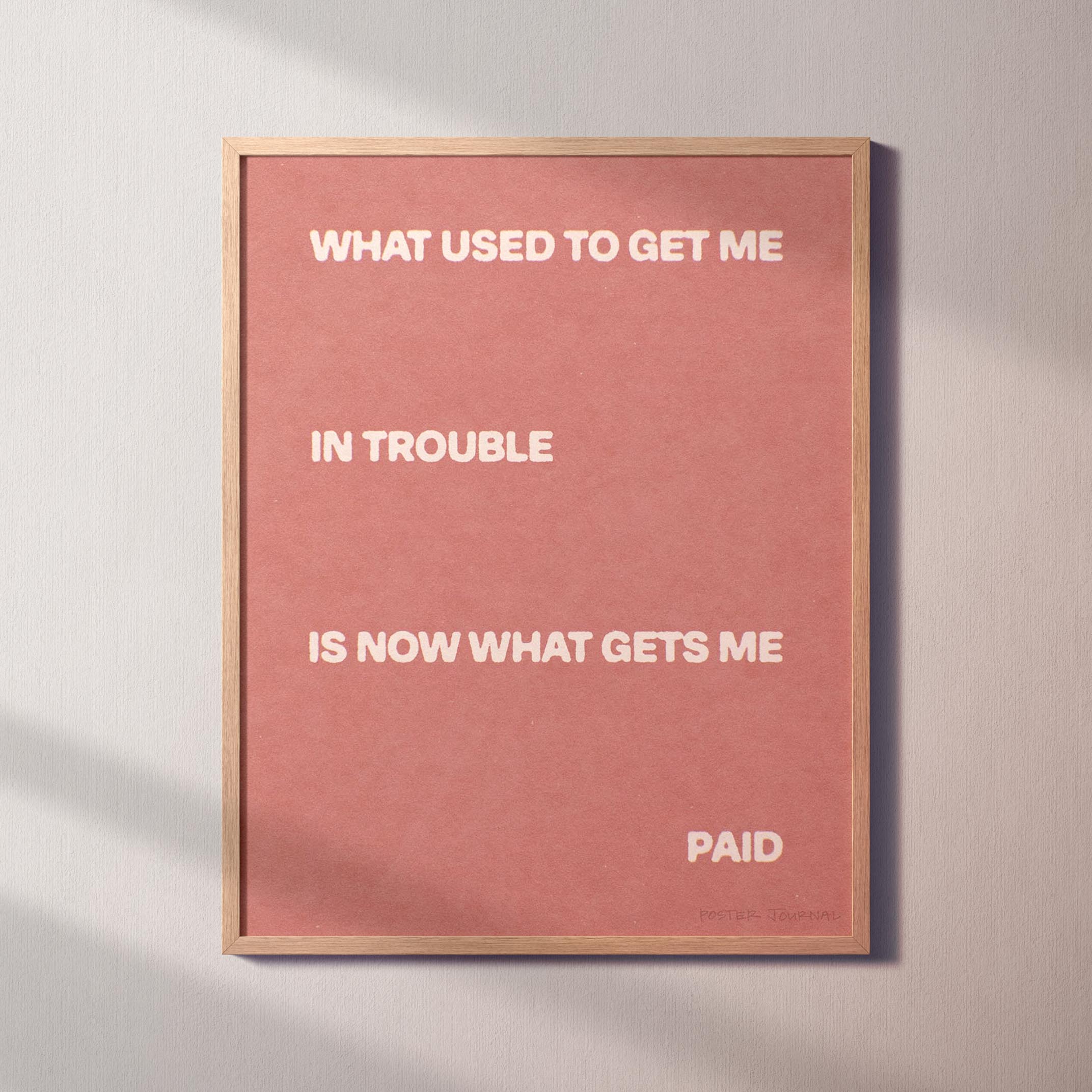 TROUBLE PRINT