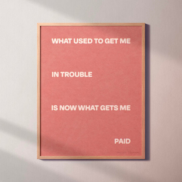 TROUBLE PRINT