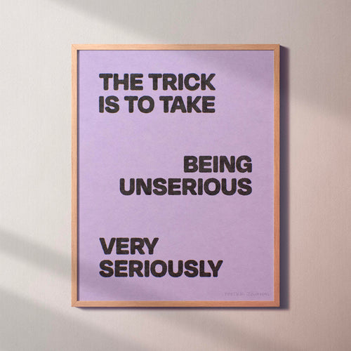 UNSERIOUS PRINT