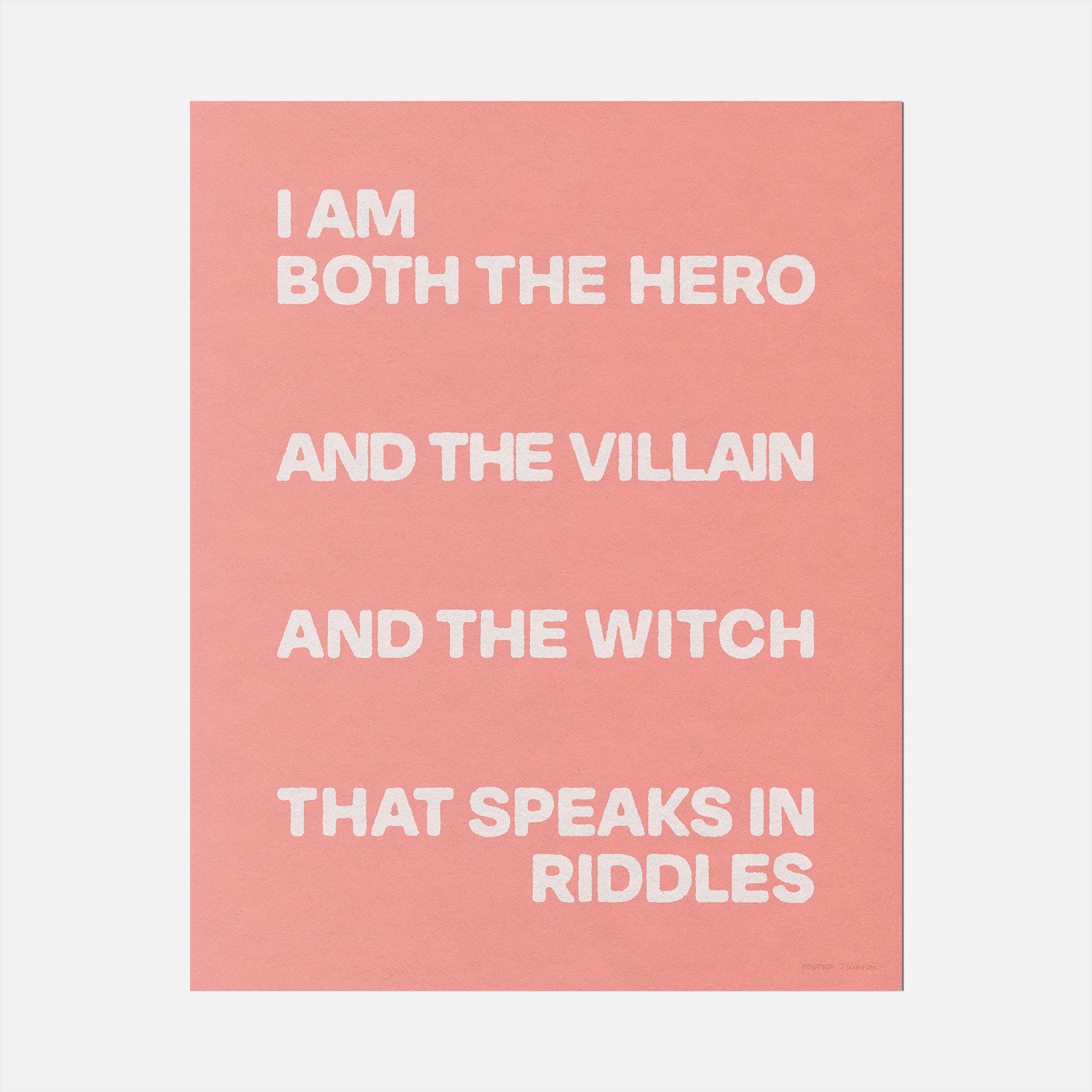 VILLAIN PRINT