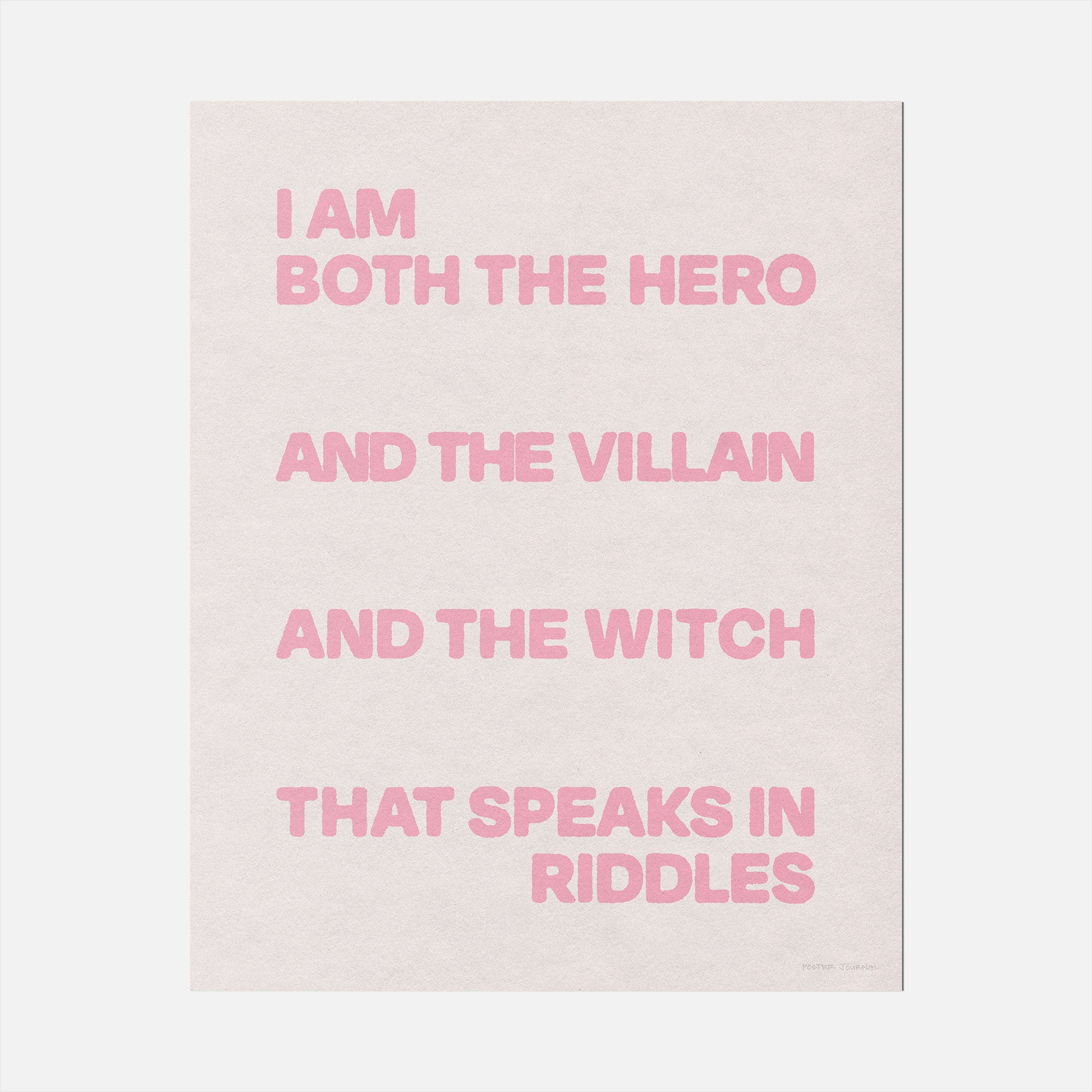 VILLAIN PRINT