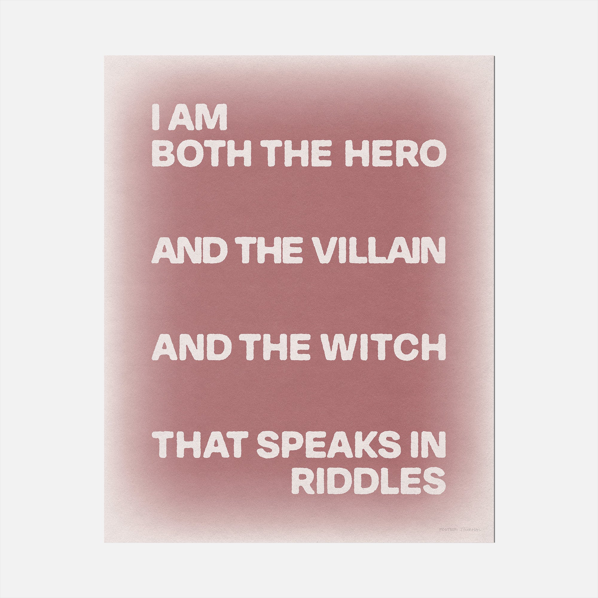 VILLAIN PRINT