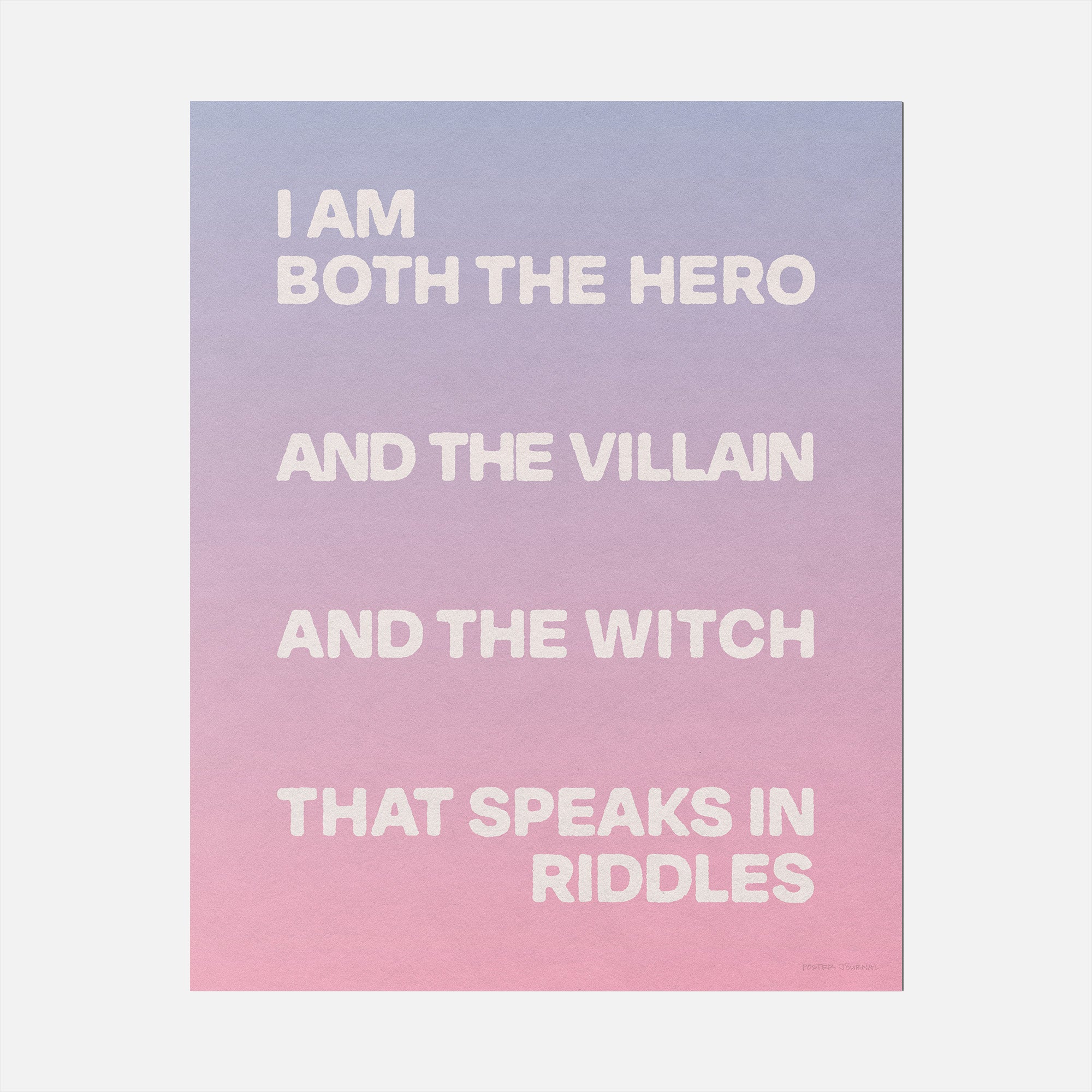 VILLAIN PRINT