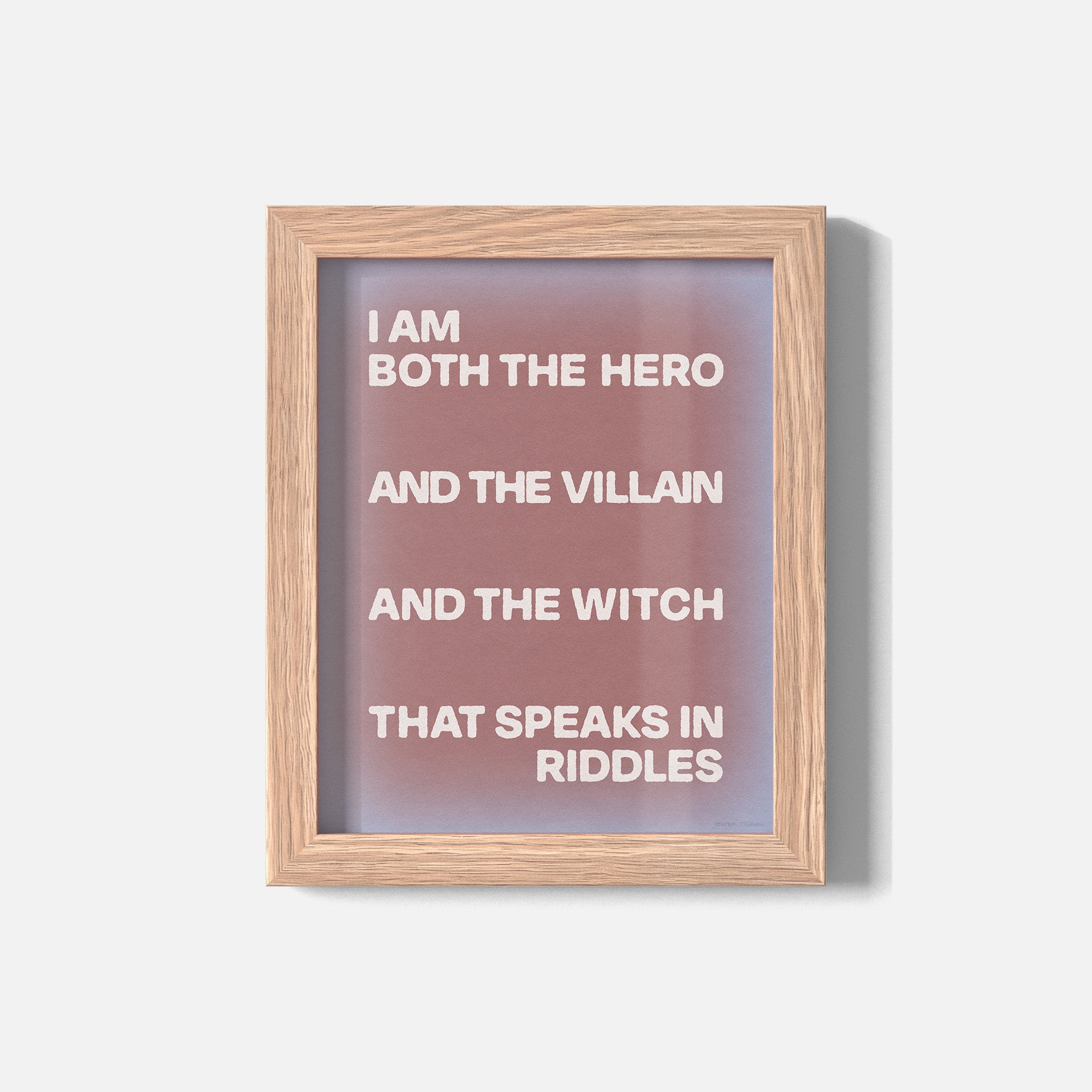 VILLAIN PRINT