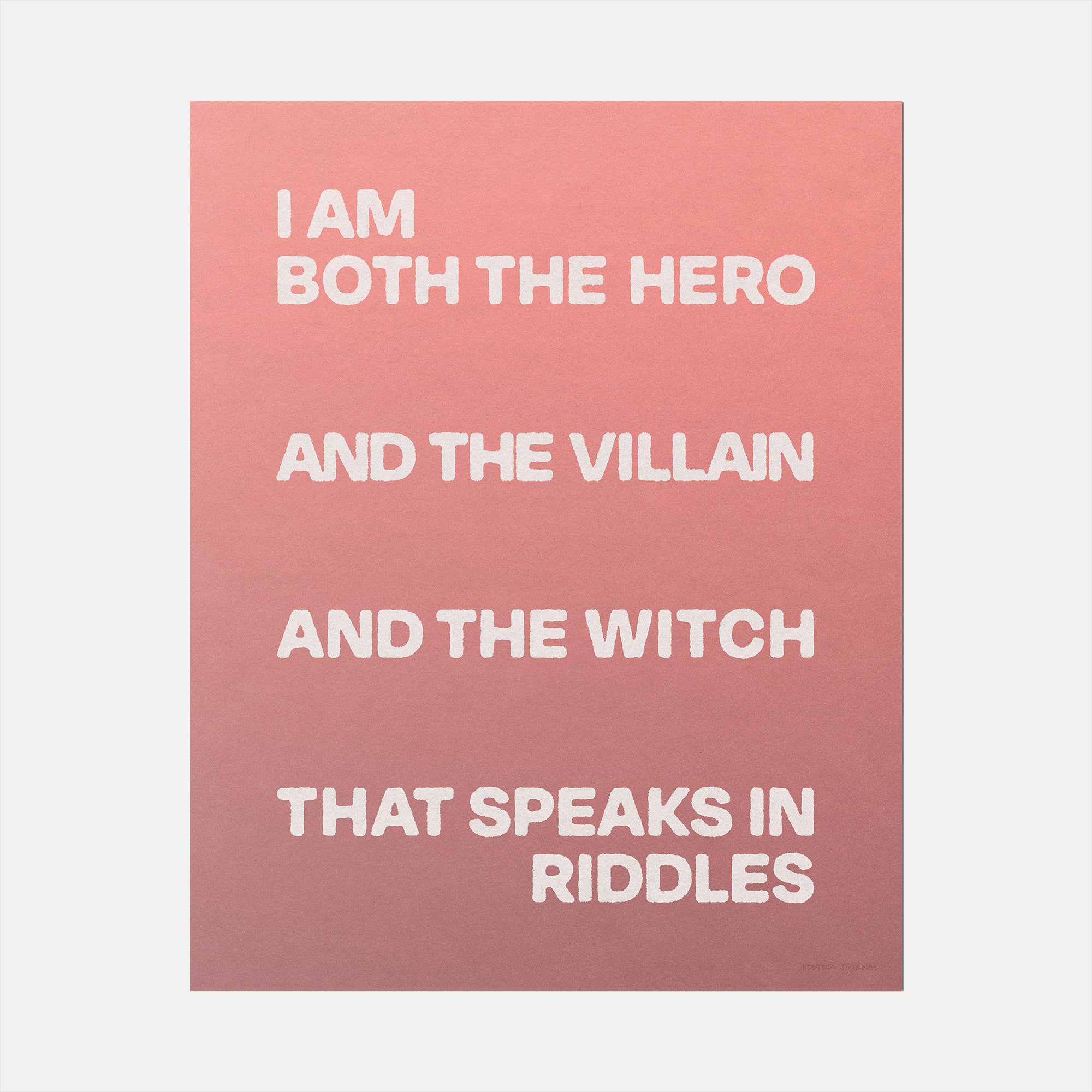 VILLAIN PRINT