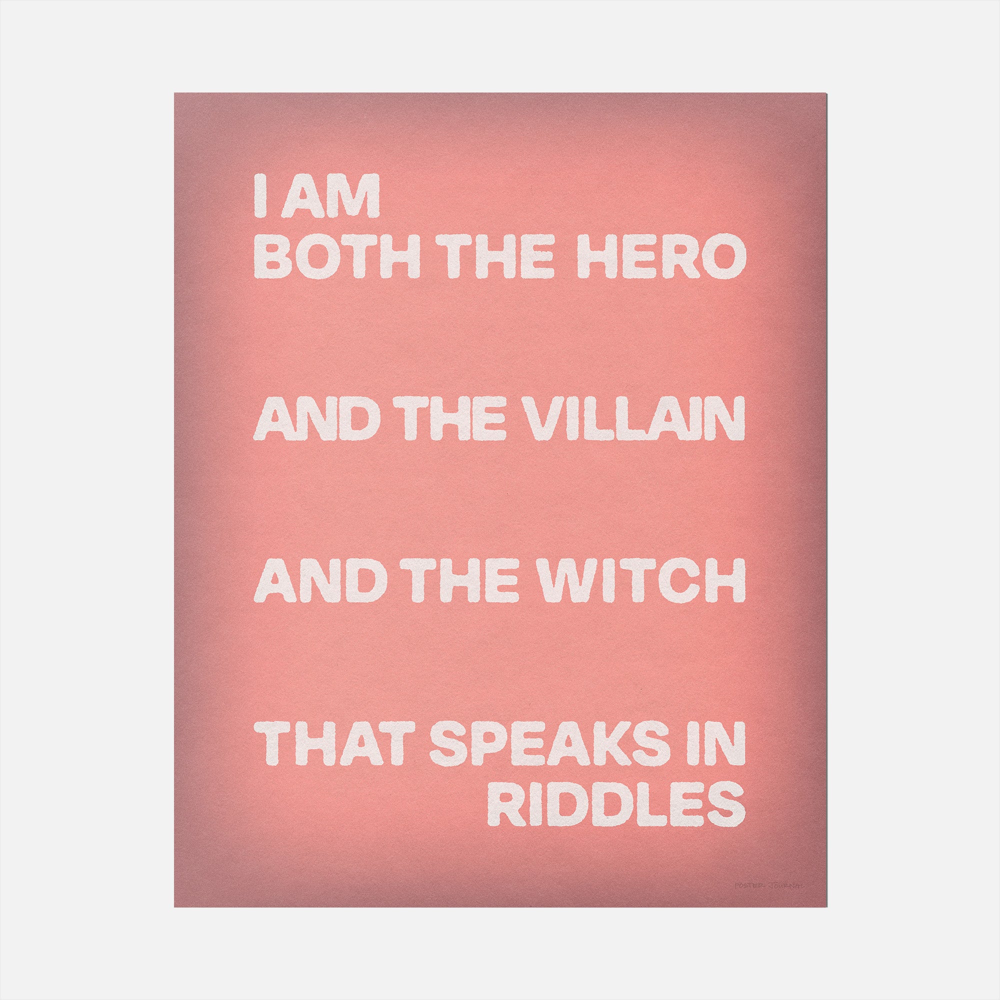 VILLAIN PRINT