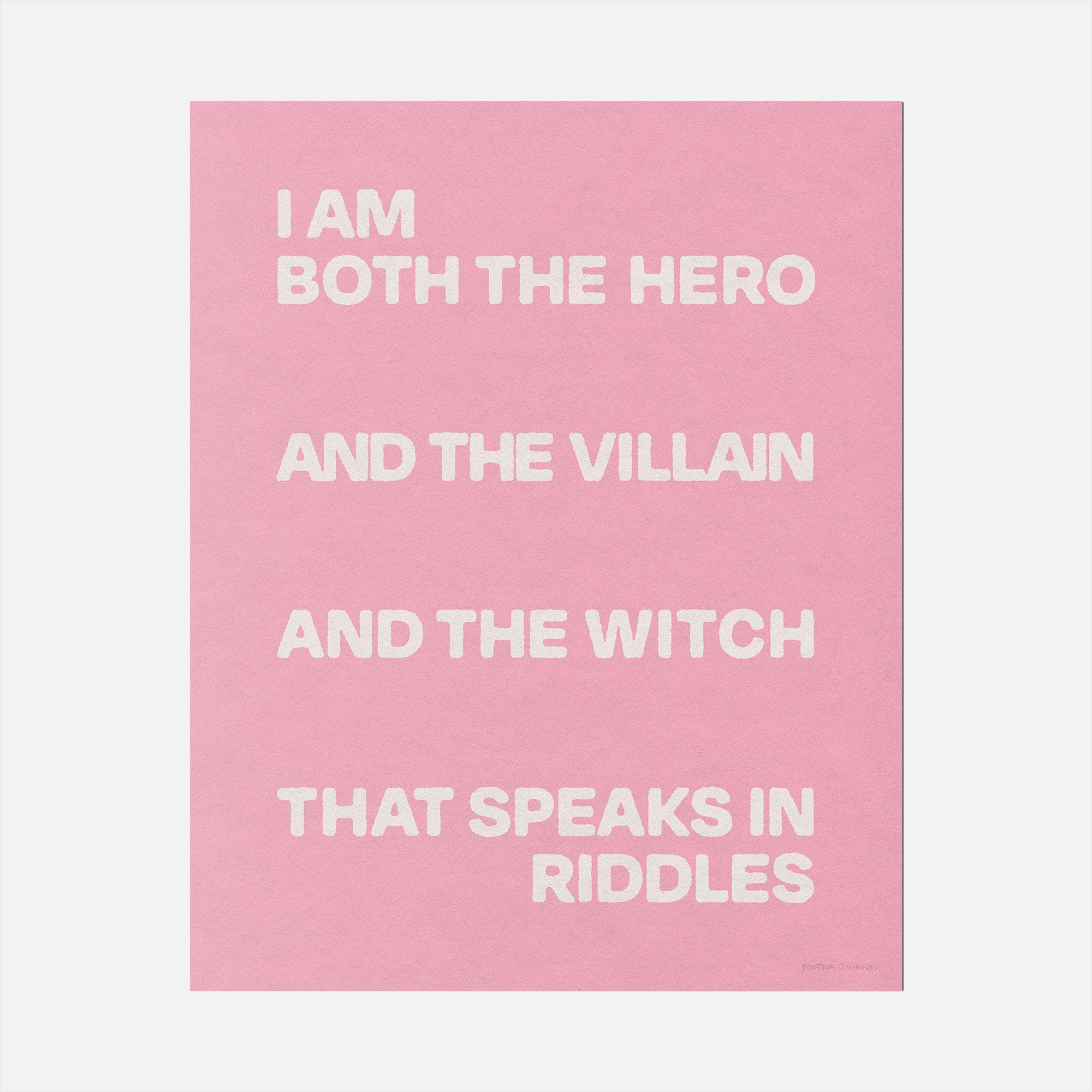 VILLAIN PRINT