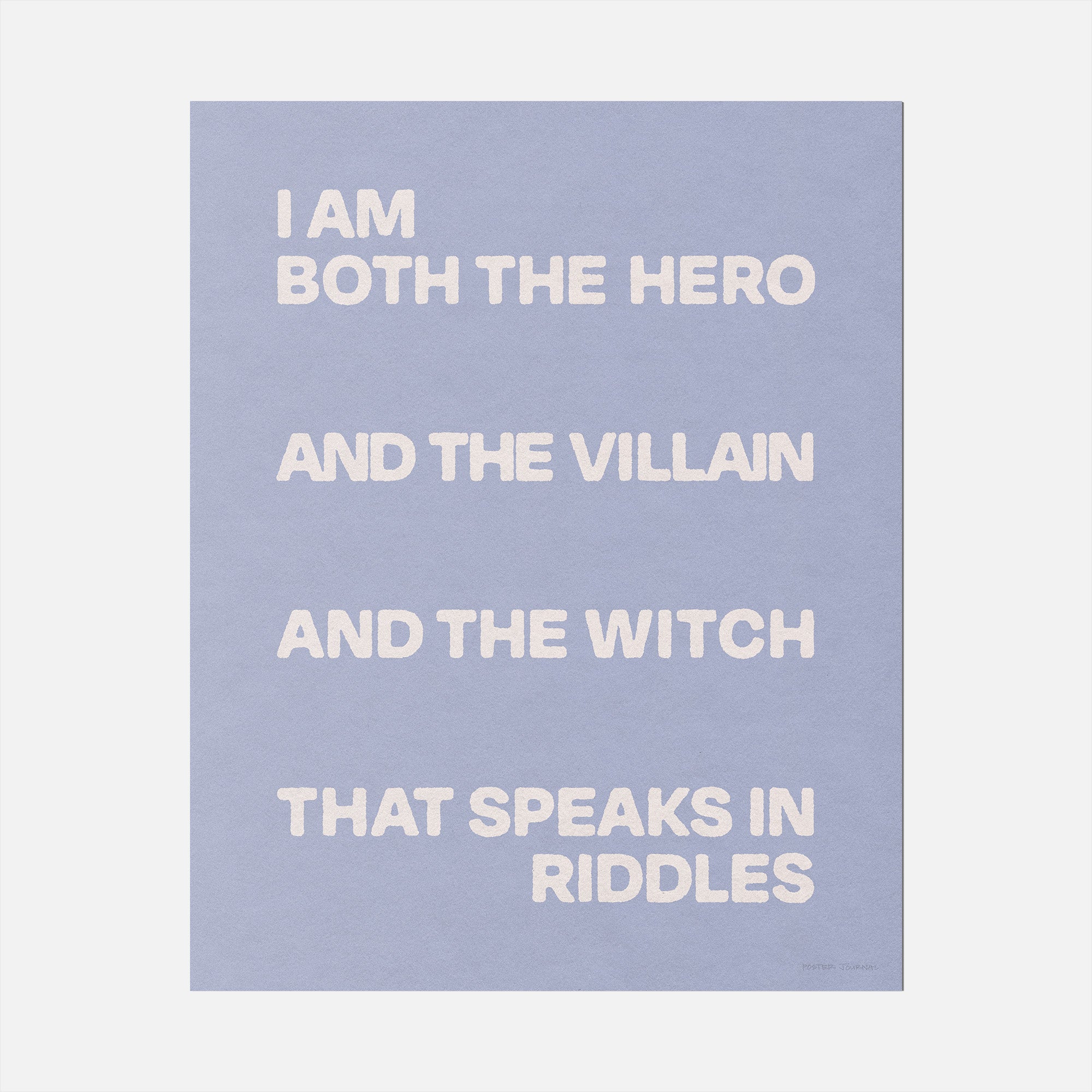 VILLAIN PRINT