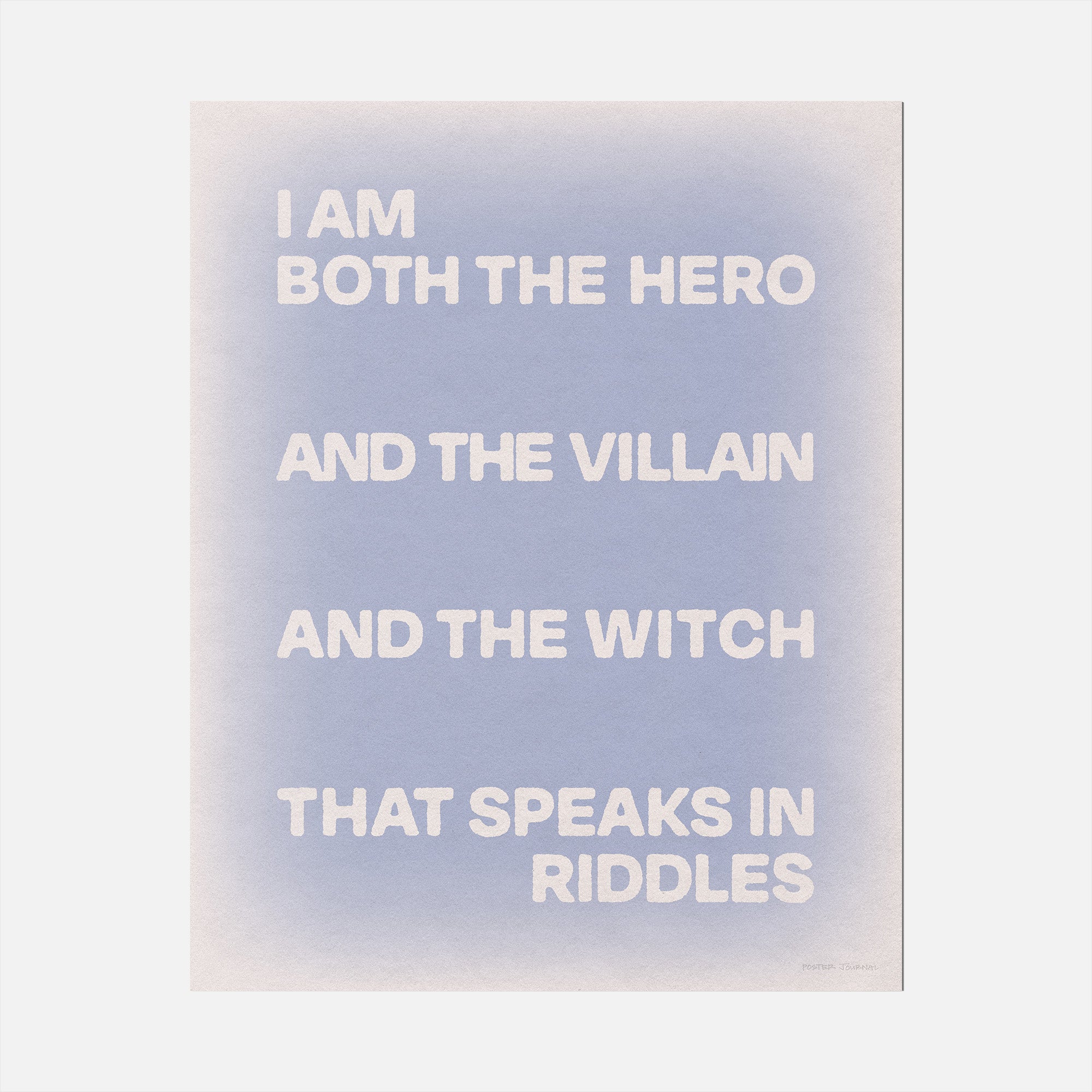 VILLAIN PRINT