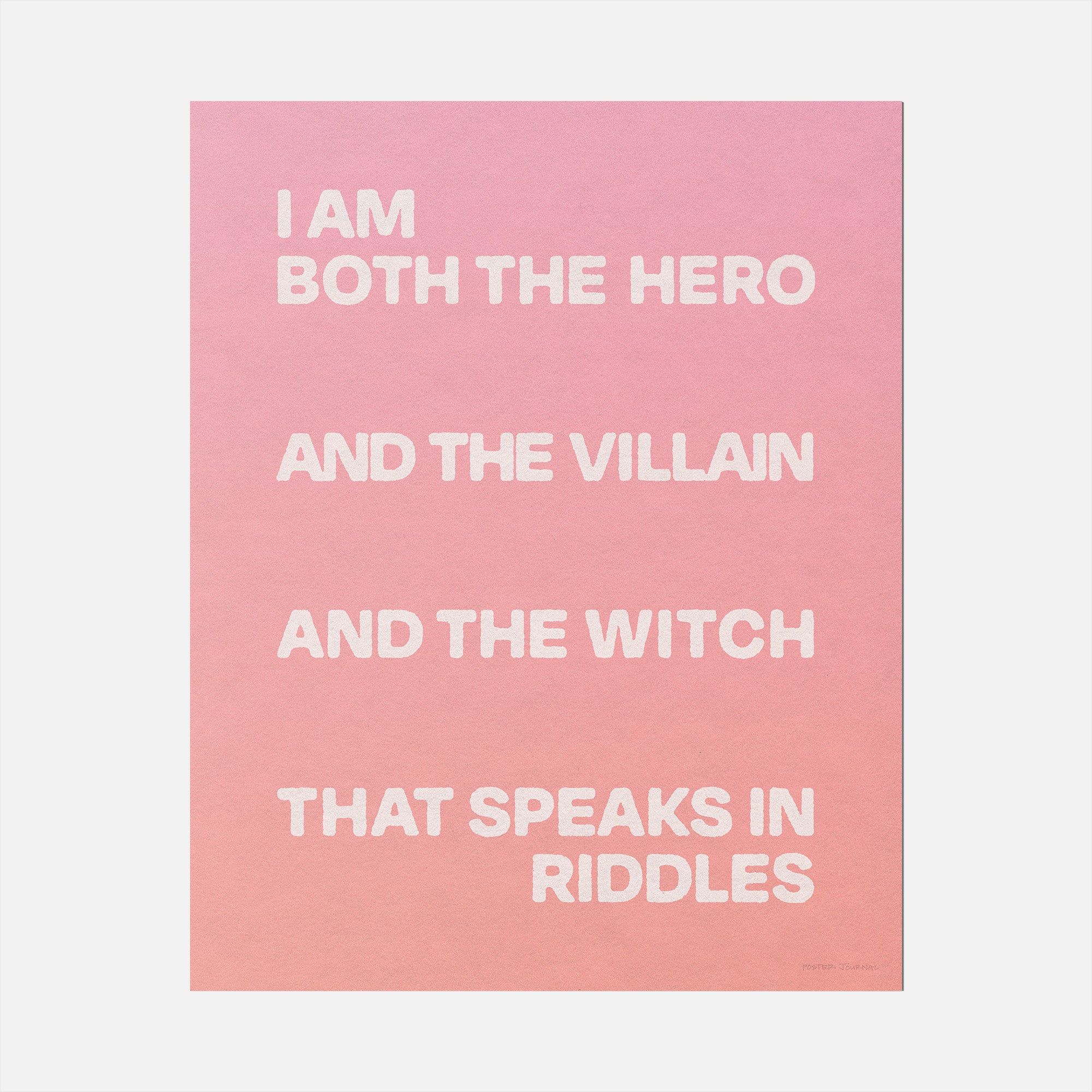 VILLAIN PRINT