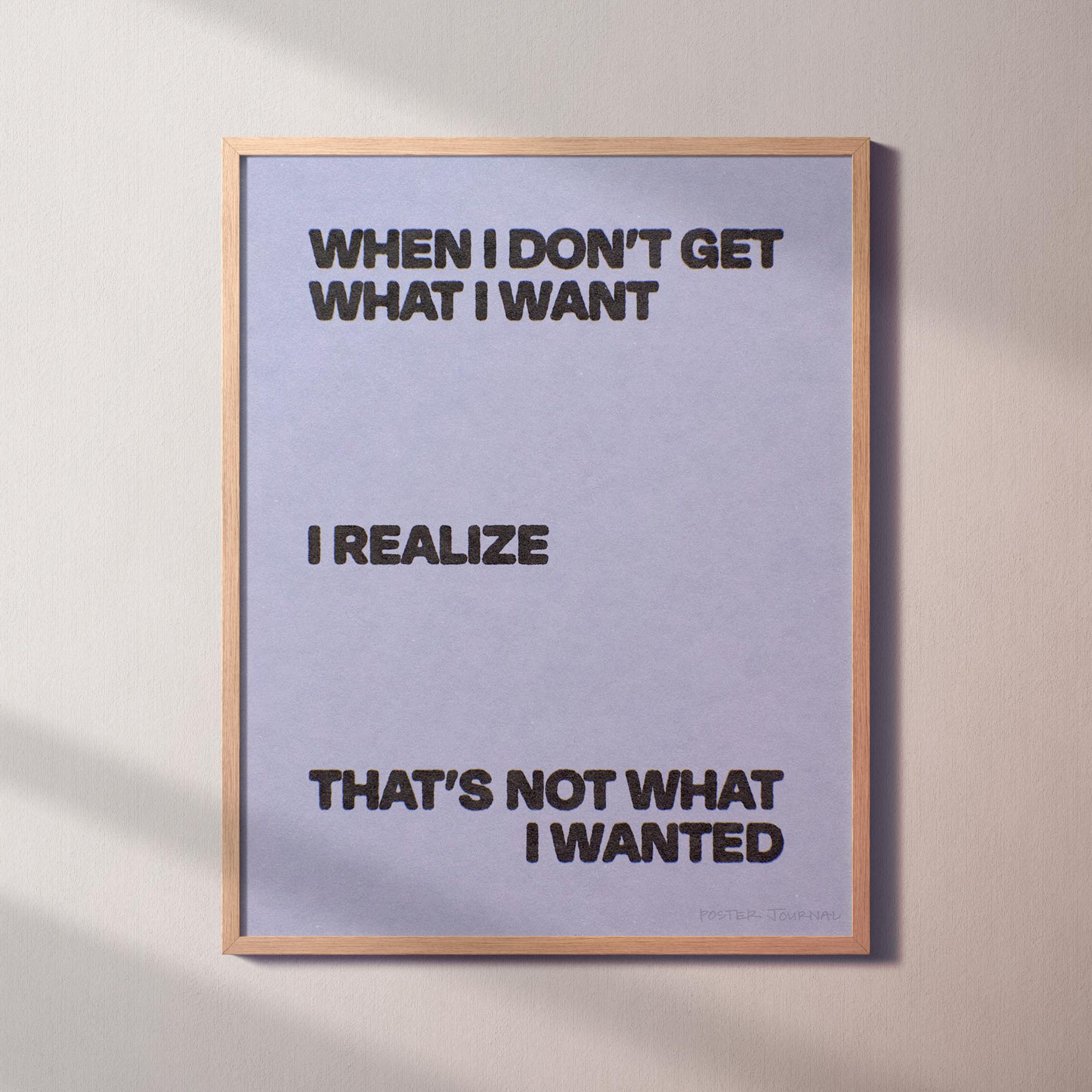 WANTED PRINT