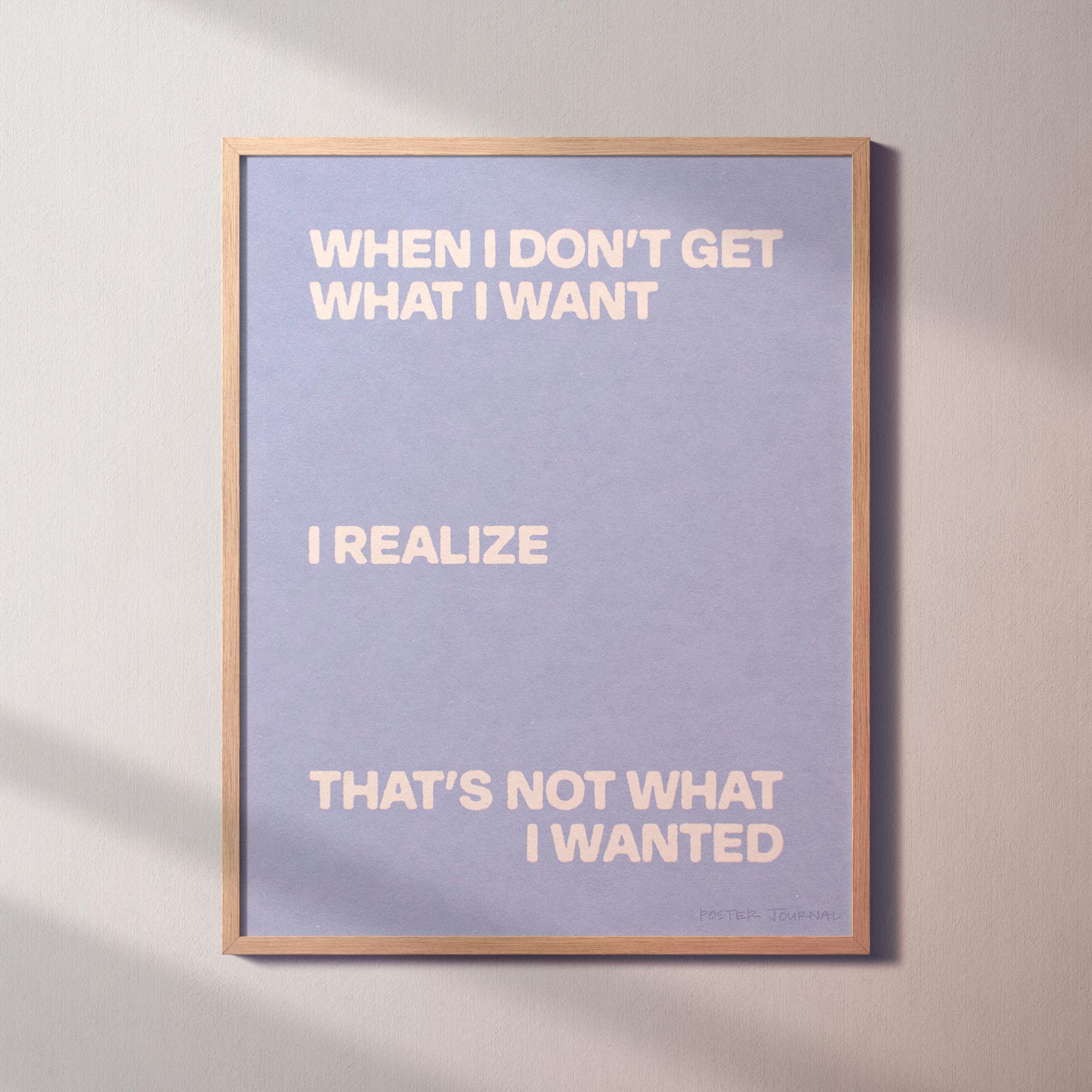 WANTED PRINT