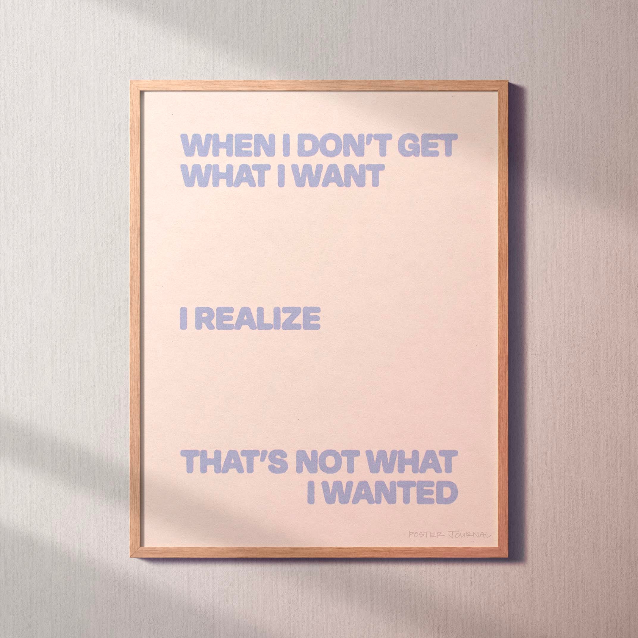 WANTED PRINT