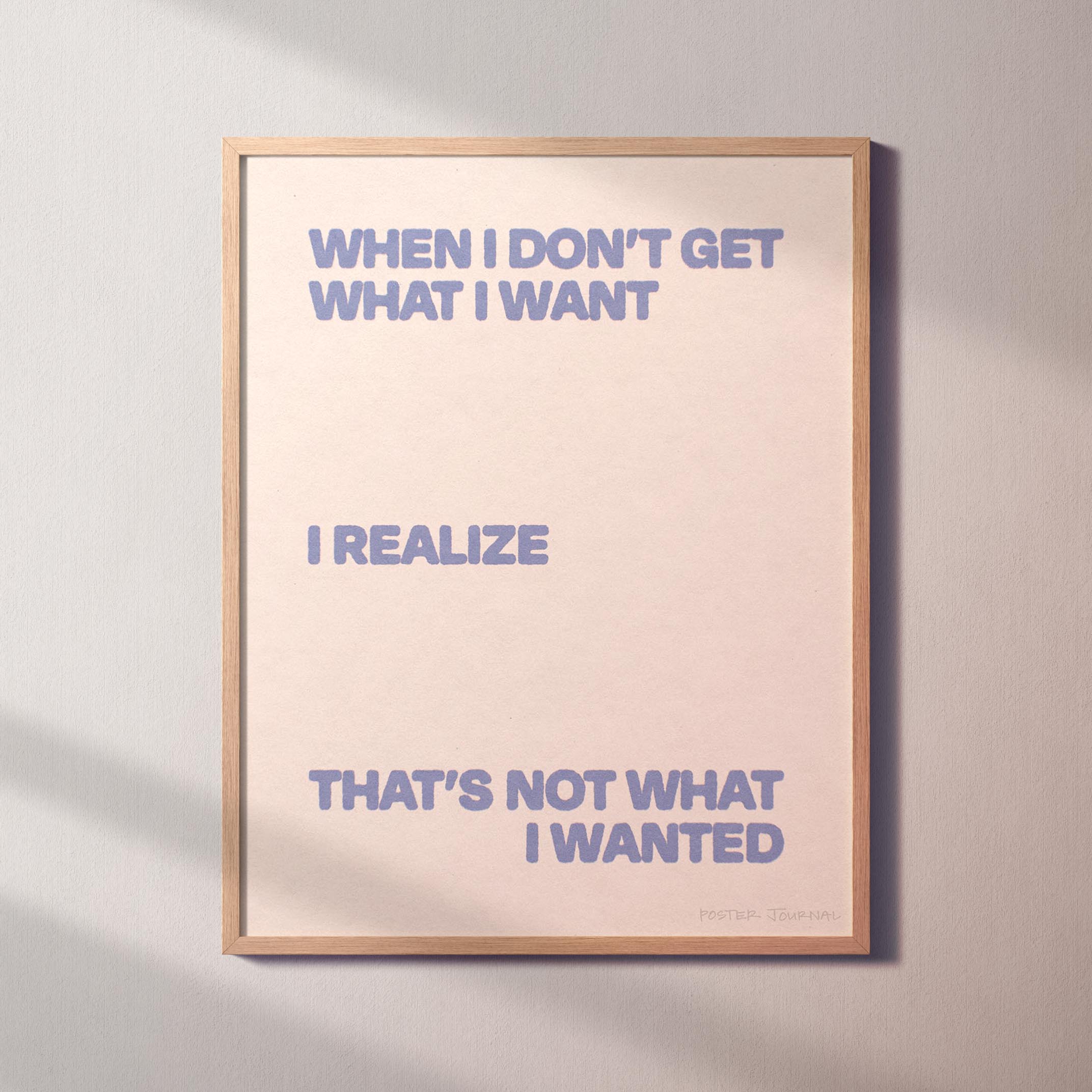 WANTED PRINT