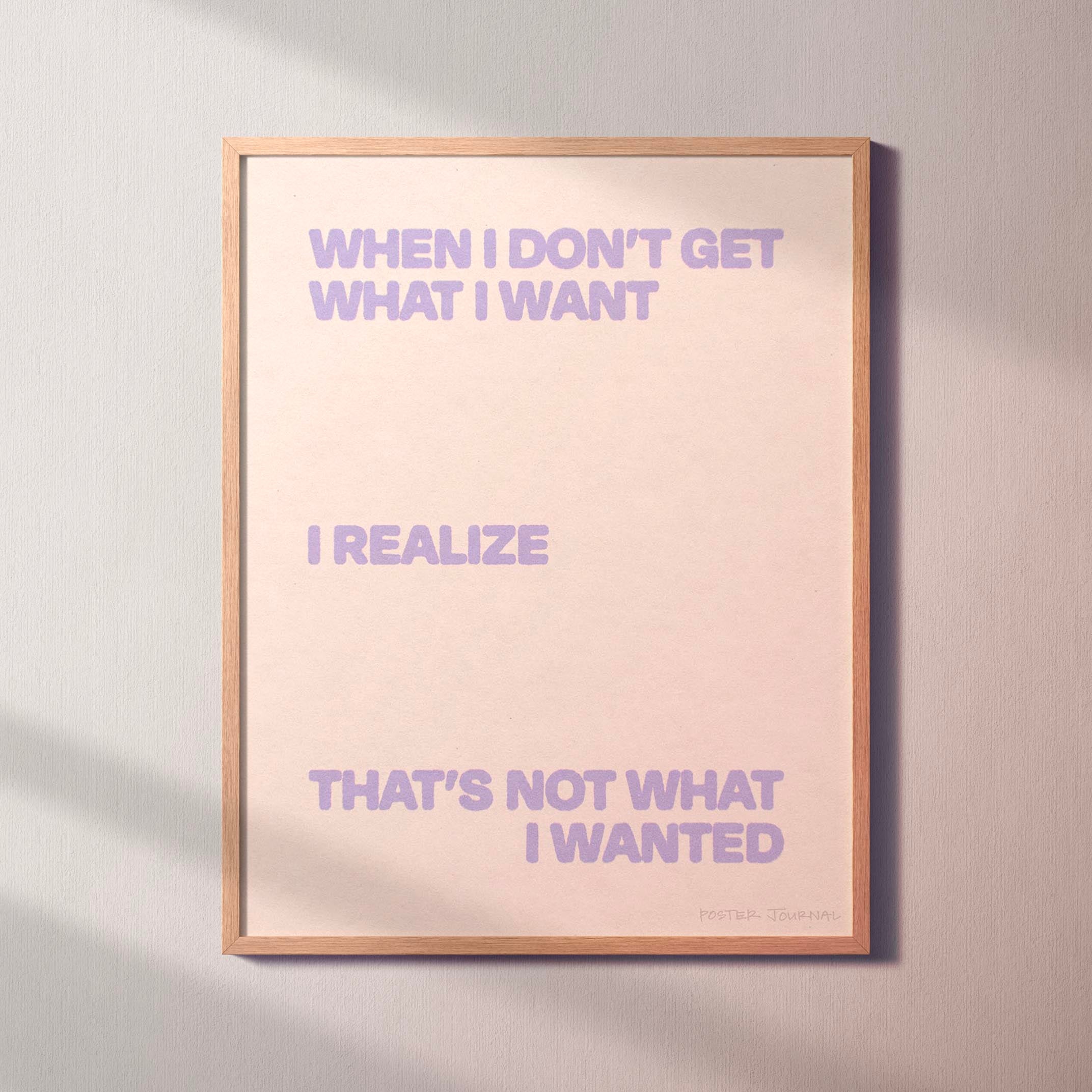 WANTED PRINT