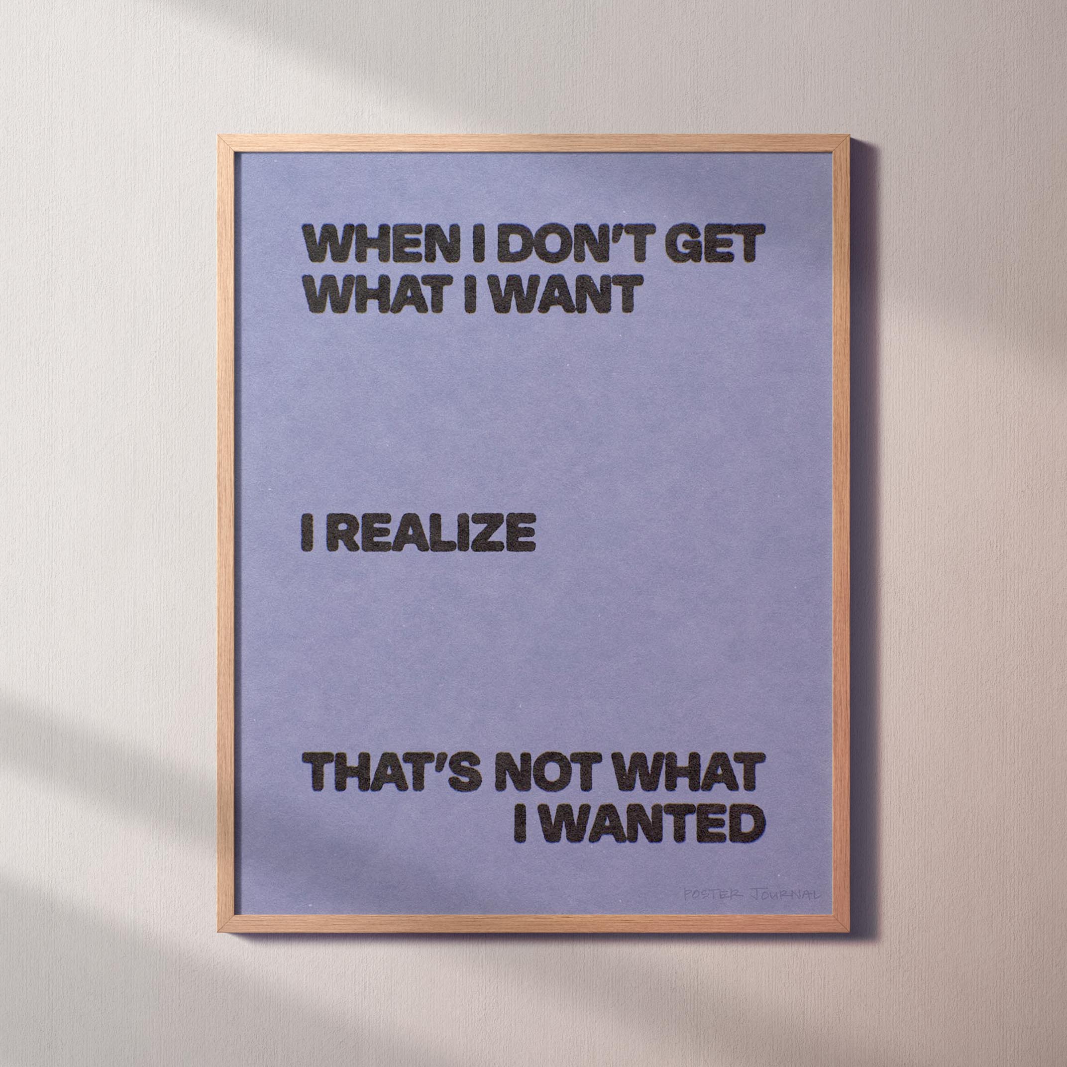 WANTED PRINT