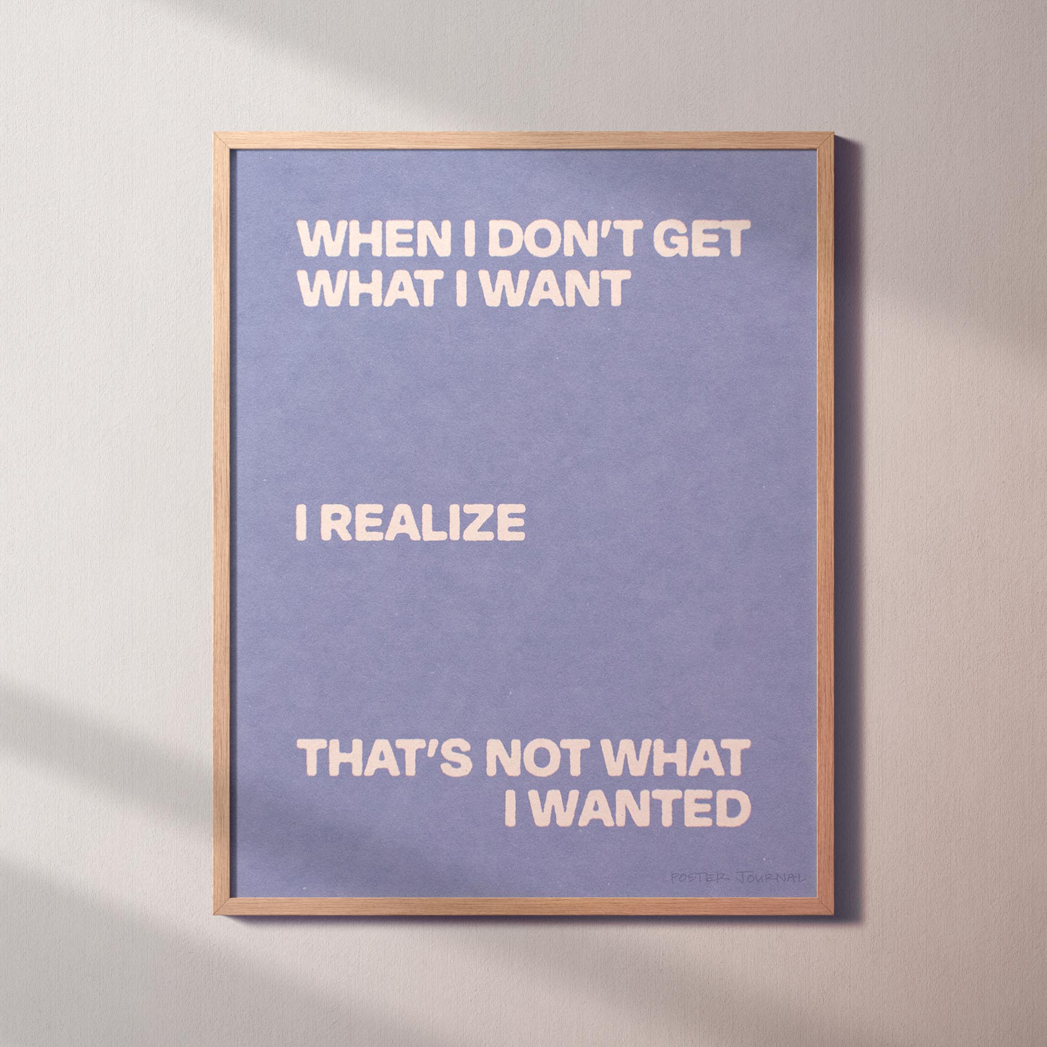 WANTED PRINT