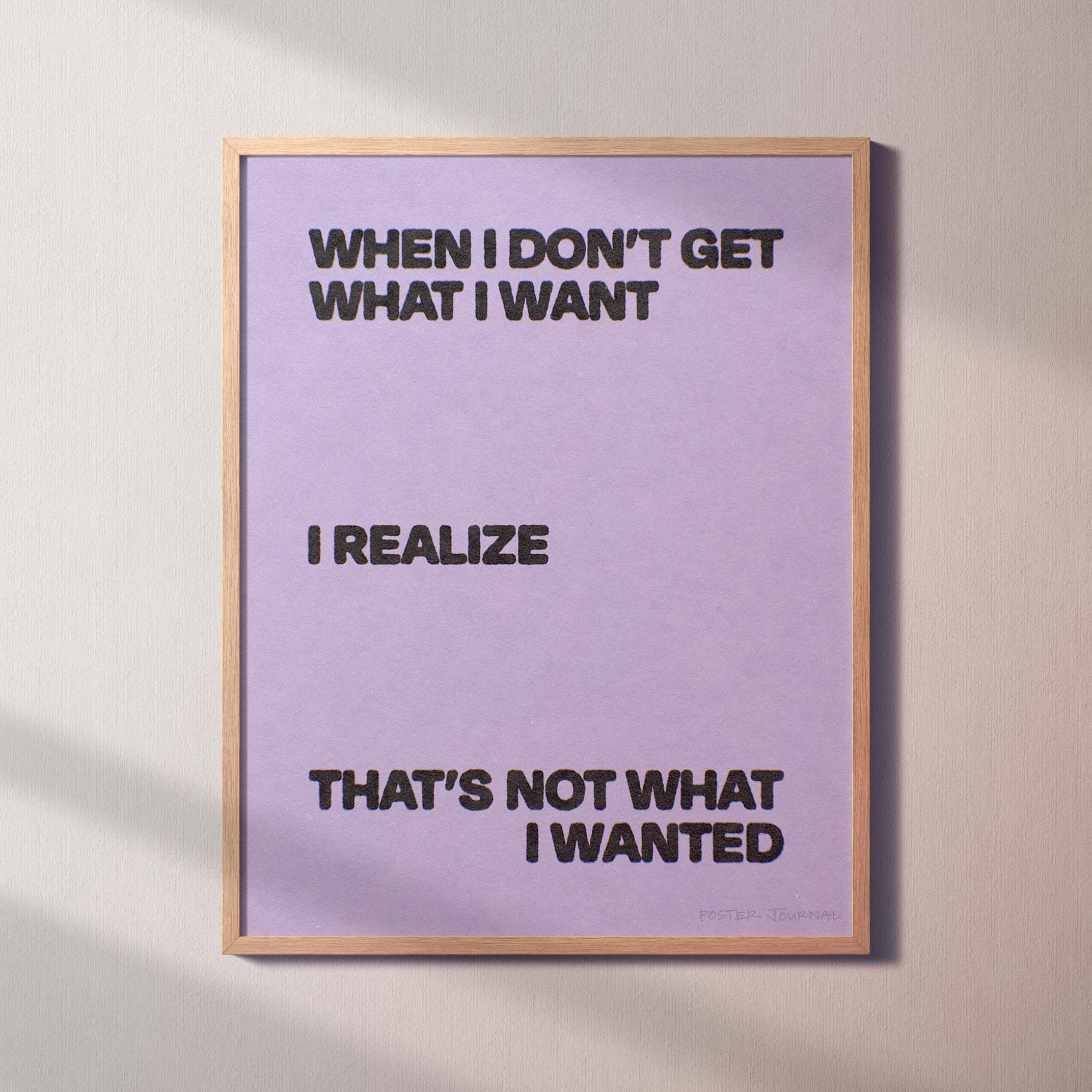 WANTED PRINT