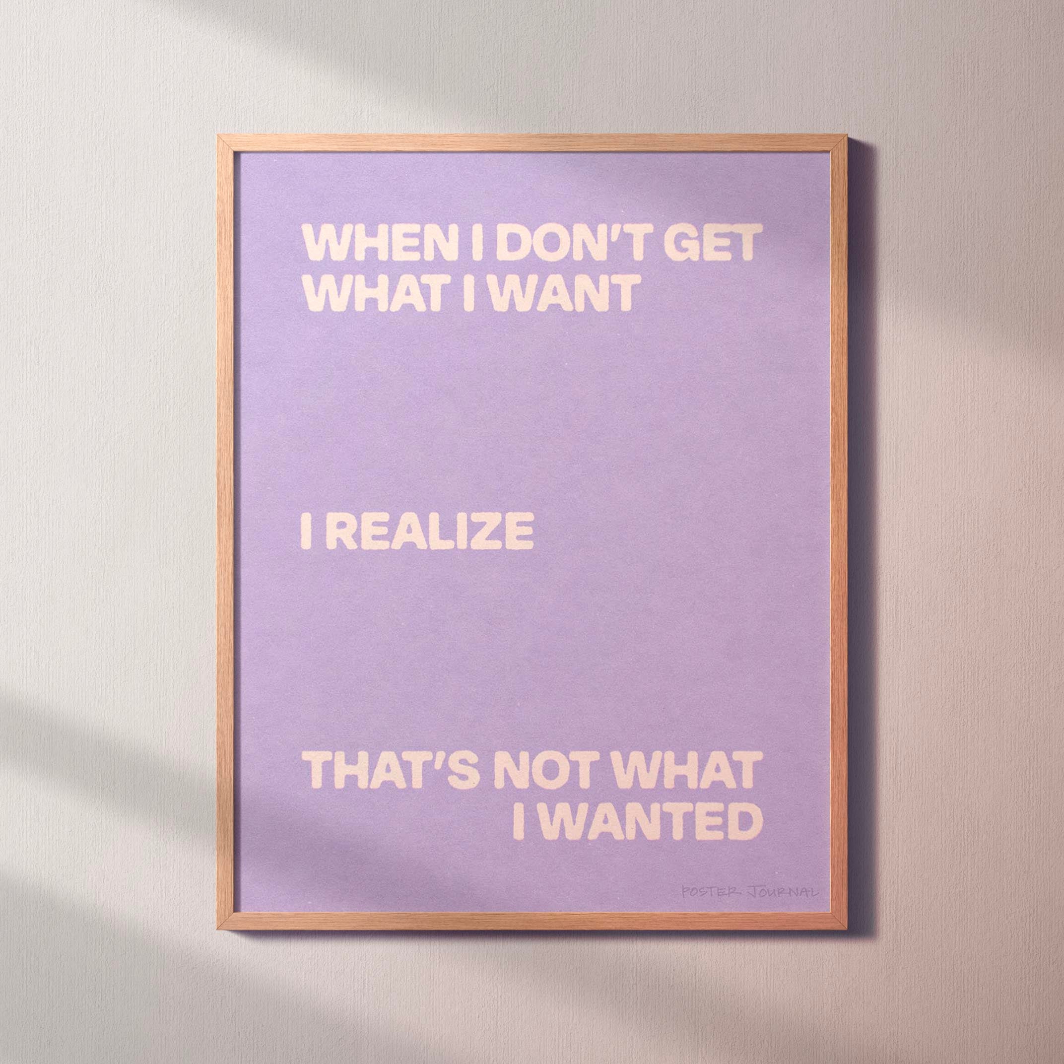 WANTED PRINT