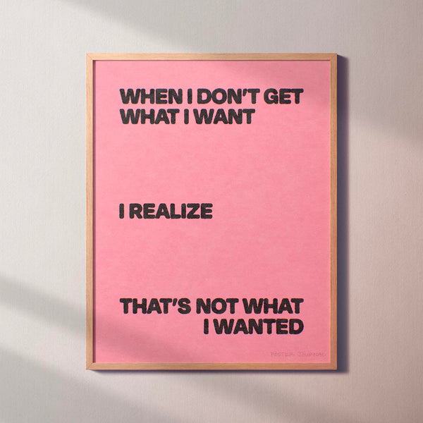 WANTED PRINT