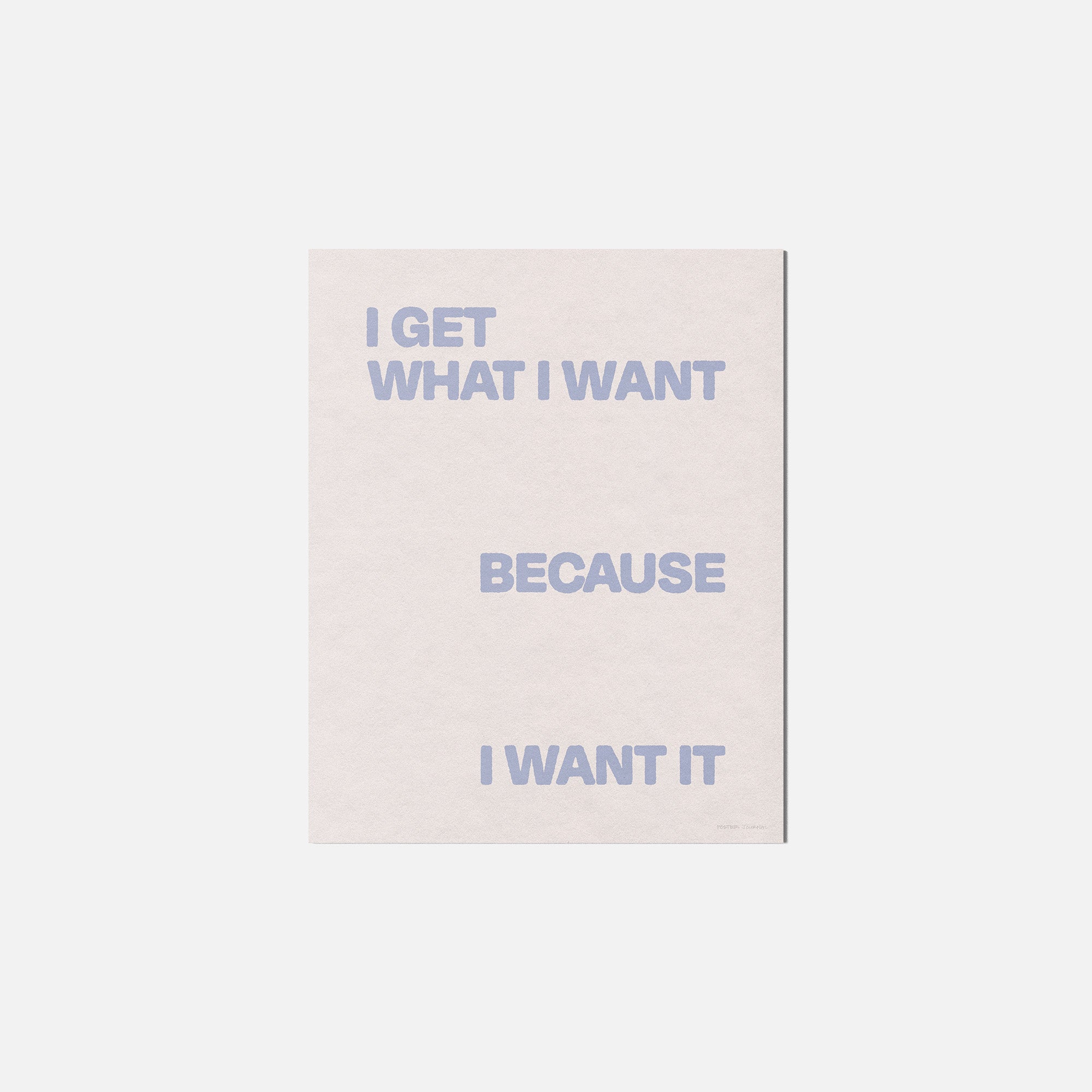 WANT PRINT