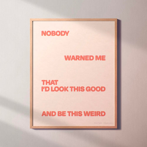 WARNED PRINT