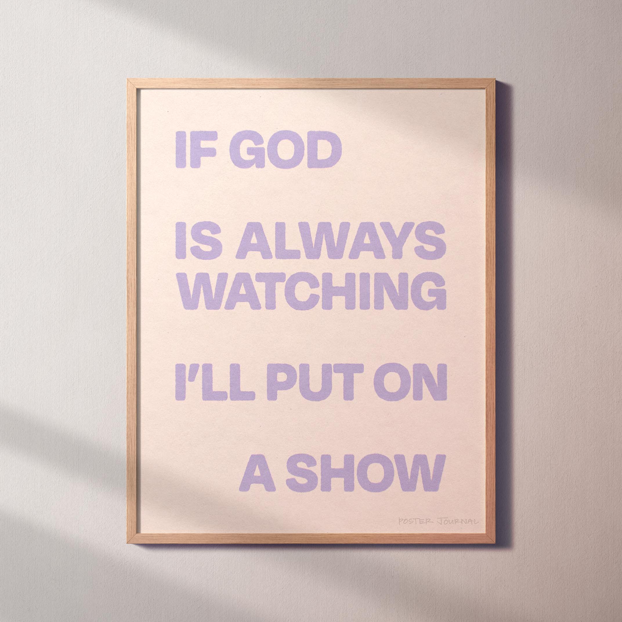 WATCHING PRINT