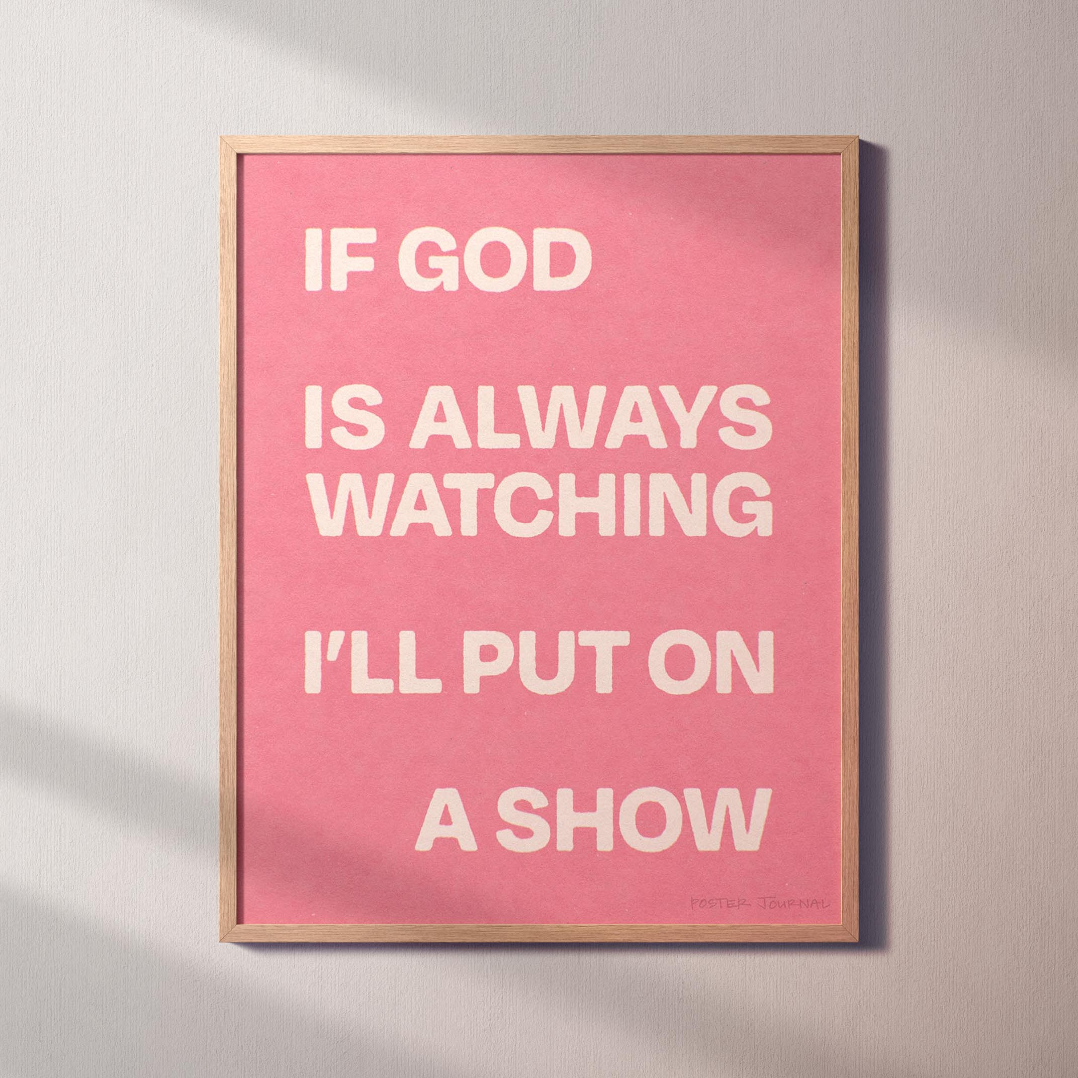 WATCHING PRINT
