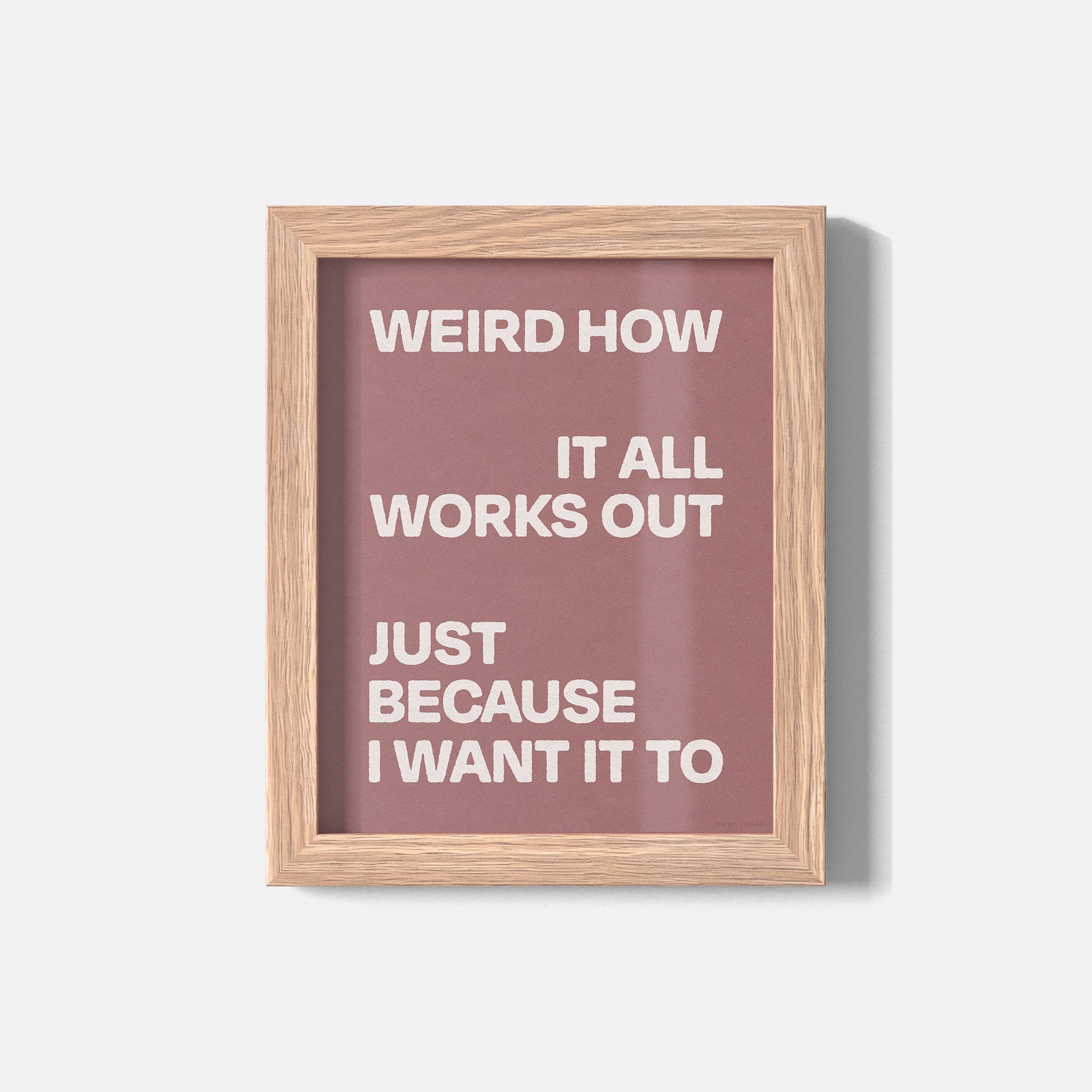 WEIRD PRINT