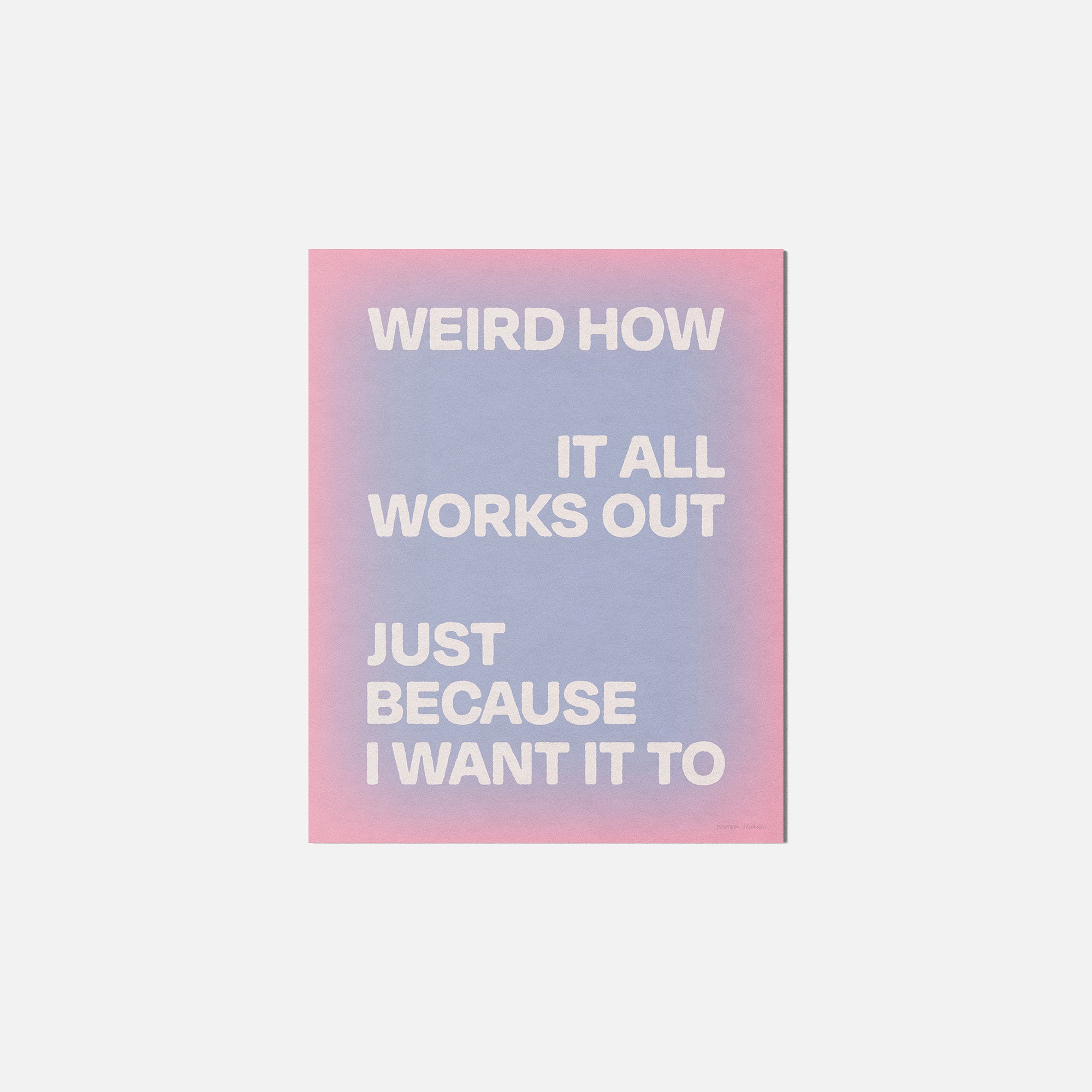 WEIRD PRINT