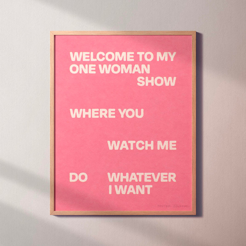 WOMAN PRINT
