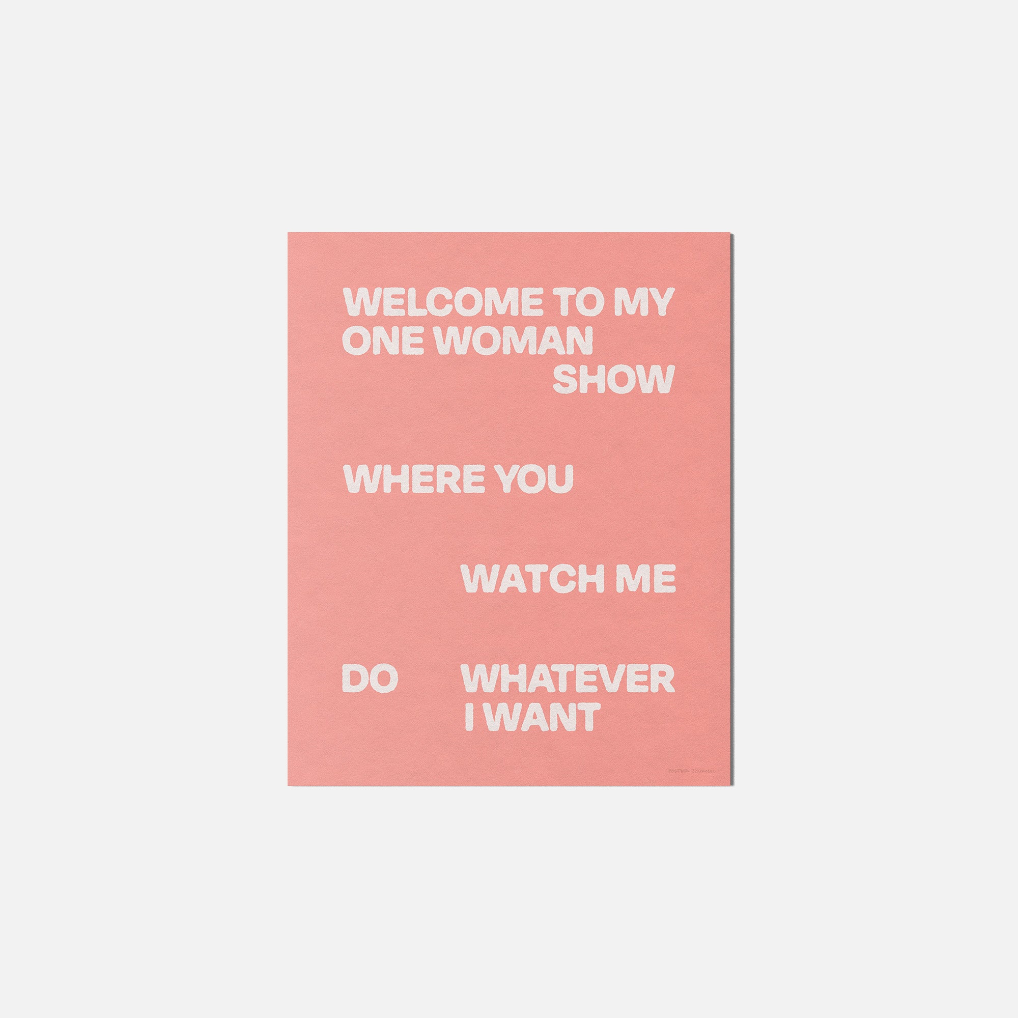 WOMAN PRINT