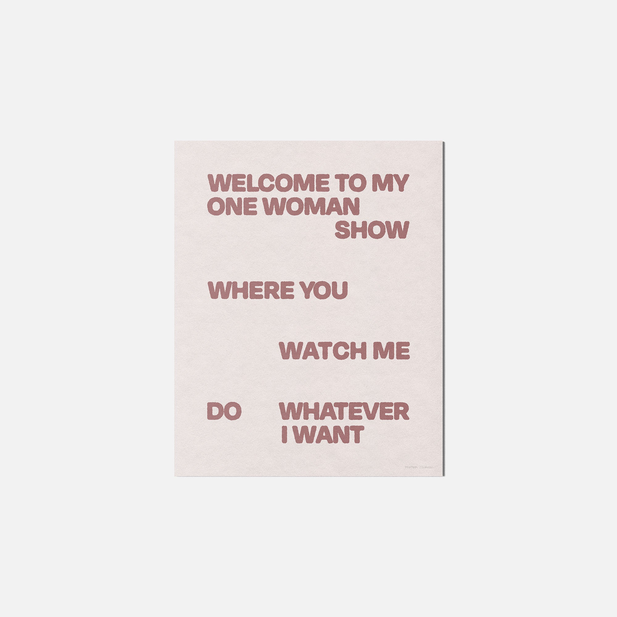 WOMAN PRINT