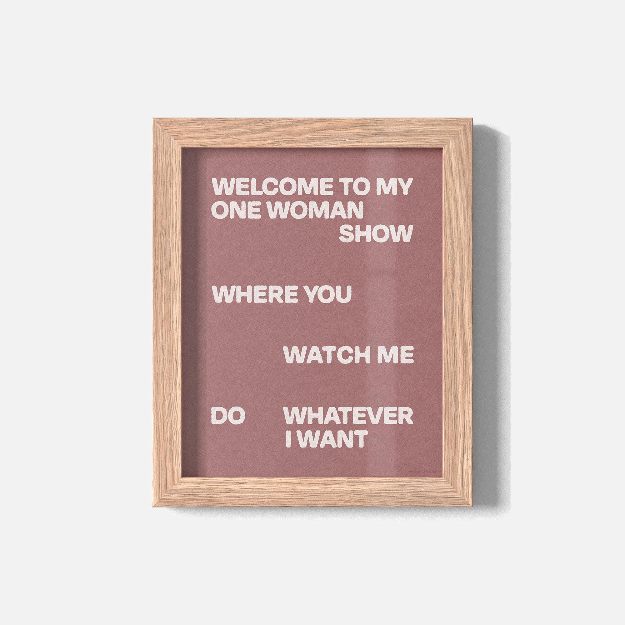 WOMAN PRINT