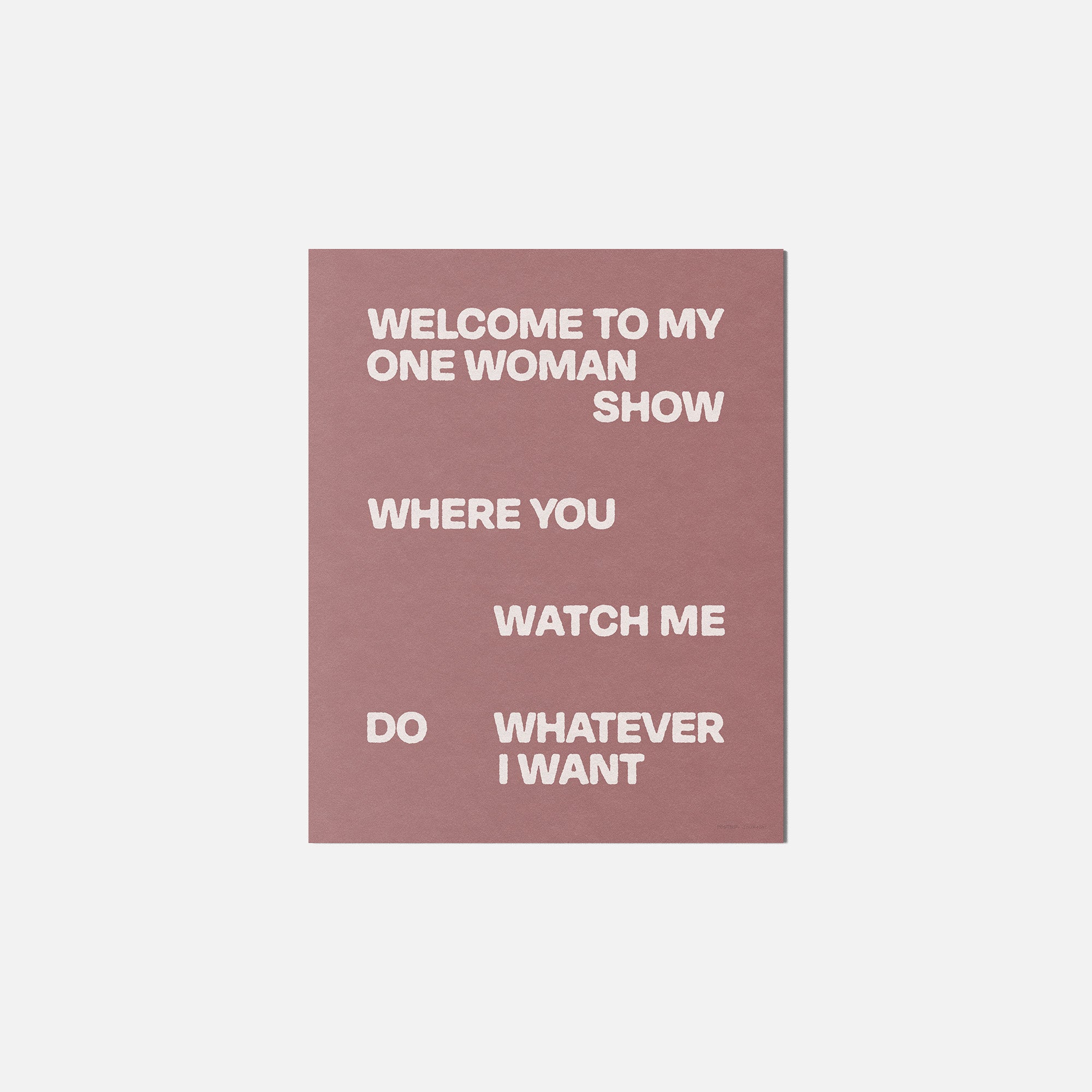 WOMAN PRINT